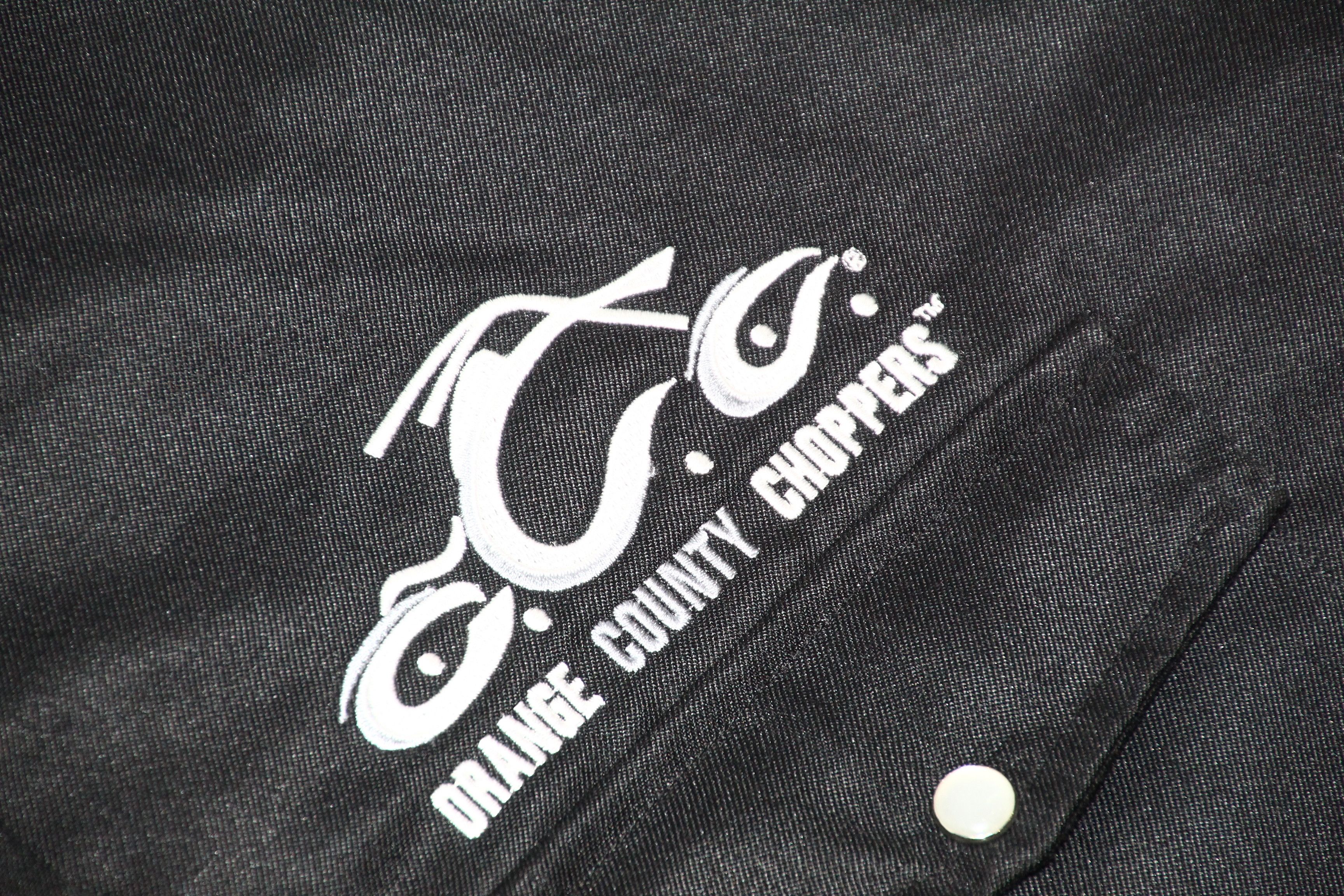 Harley Davidson Orange County Choppers N.Y. glossy denim mechanic shirt Size US S / EU 44-46 / 1 - 7 Thumbnail