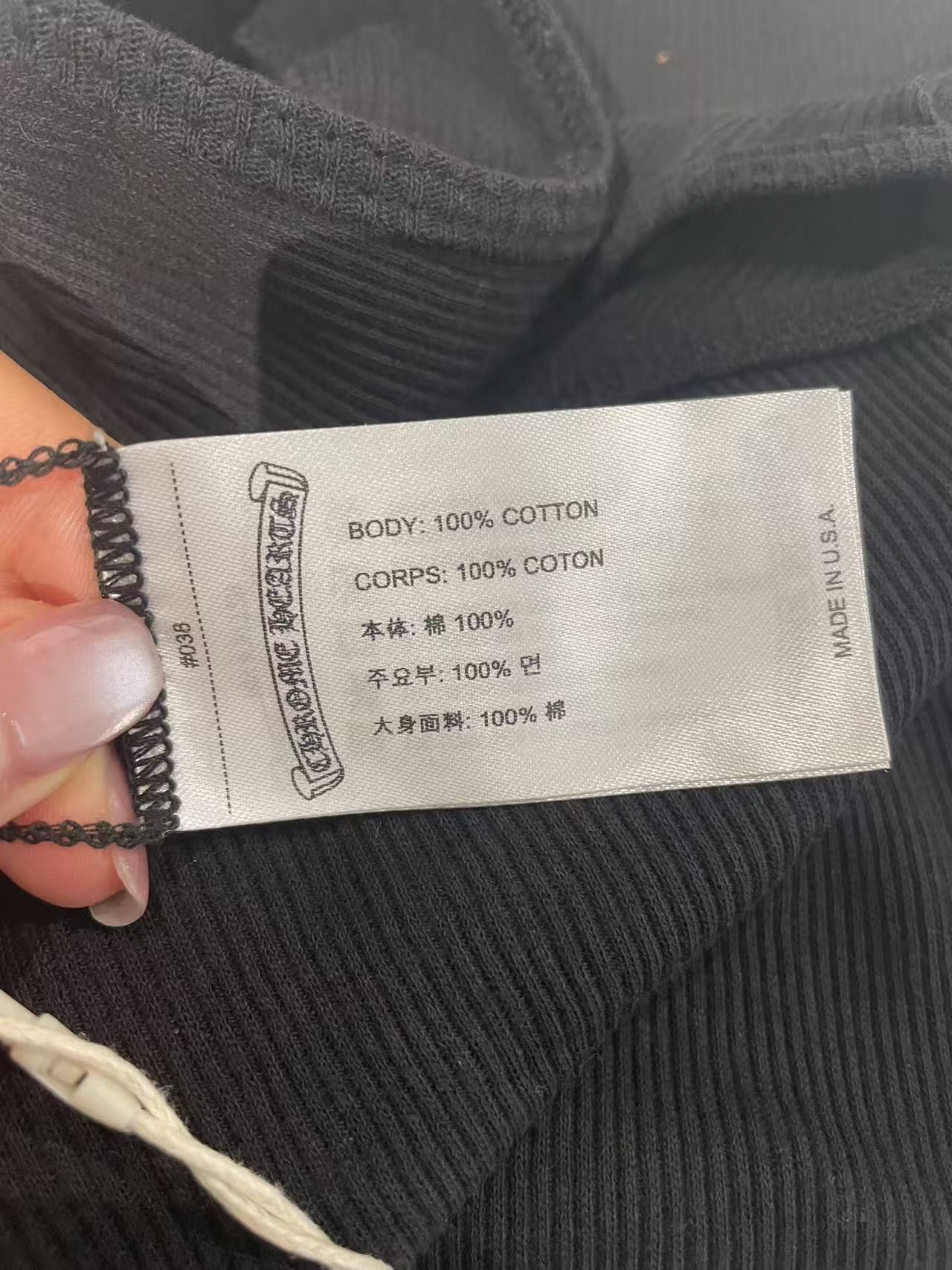 Chrome Hearts Chrome Hearts Neck Logo Black Tank Top Size M / US 6-8 / IT 42-44 - 6 Thumbnail
