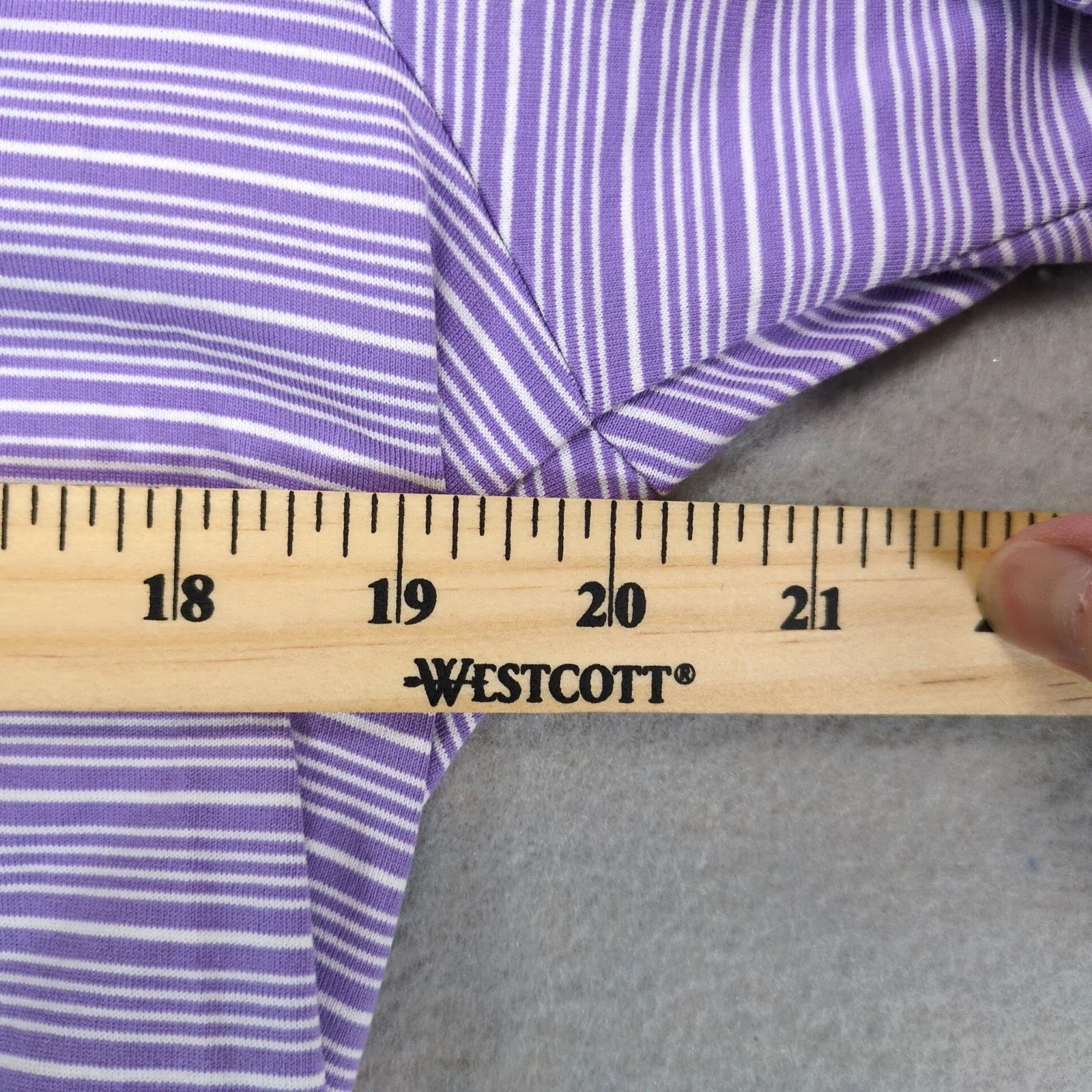 Saks Fifth Avenue Black Saks Fifth Avenue Purple Striped Polo Shirt Men's M Size US M / EU 48-50 / 2 - 5 Thumbnail