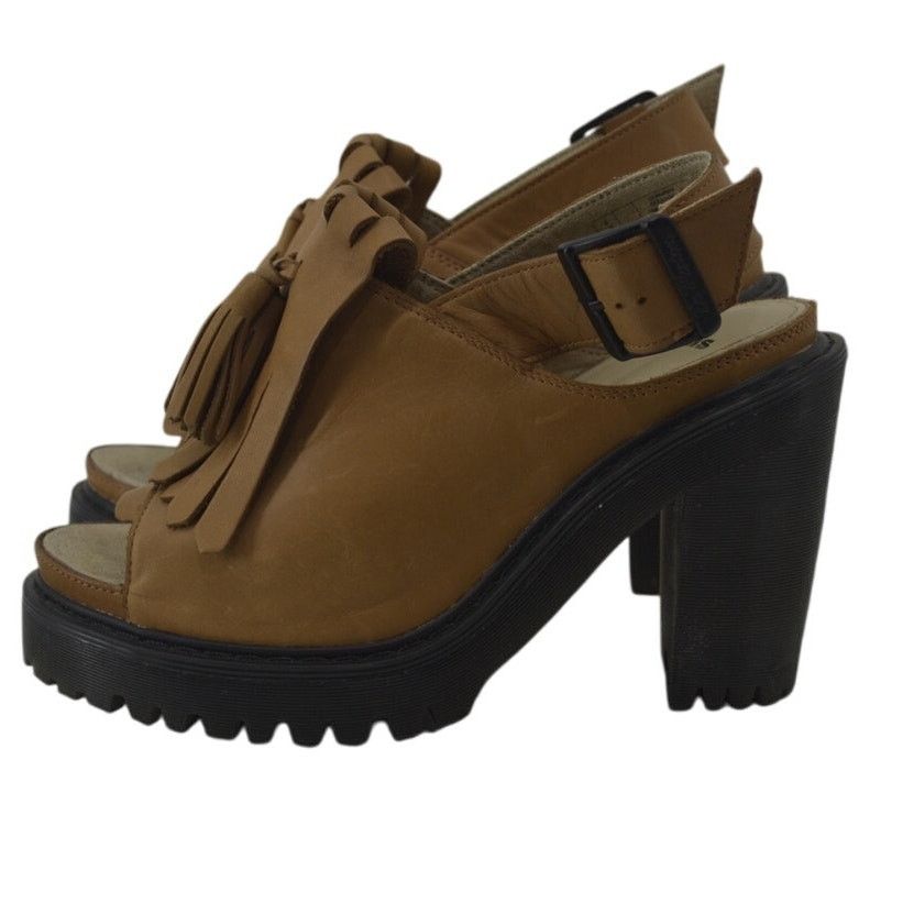 Dr. Martens Dr. Martens Size 6 Seraphina Kiltie Slingback Platform Brown Size US 6 / IT 36 - 1 Thumbnail