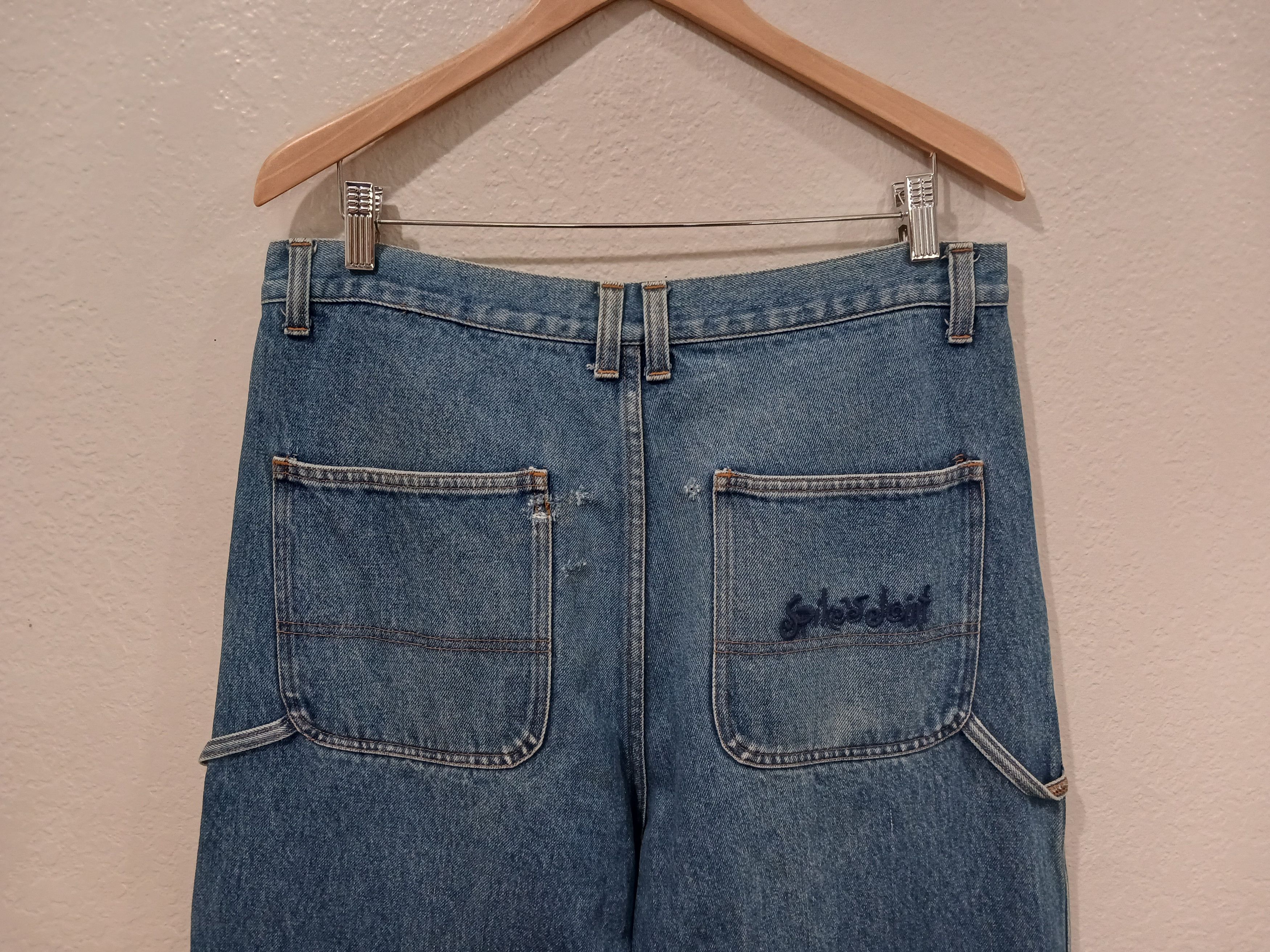 Vintage Forty Acres And A Mule Filmworks Vintage 90s Carpenter Jeans Size US 36 / EU 52 - 8 Thumbnail