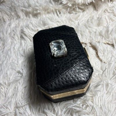 Other RARE Inge Christopher Snake Skin clutch purse Swarovski Cent Size ONE SIZE - 7 Thumbnail