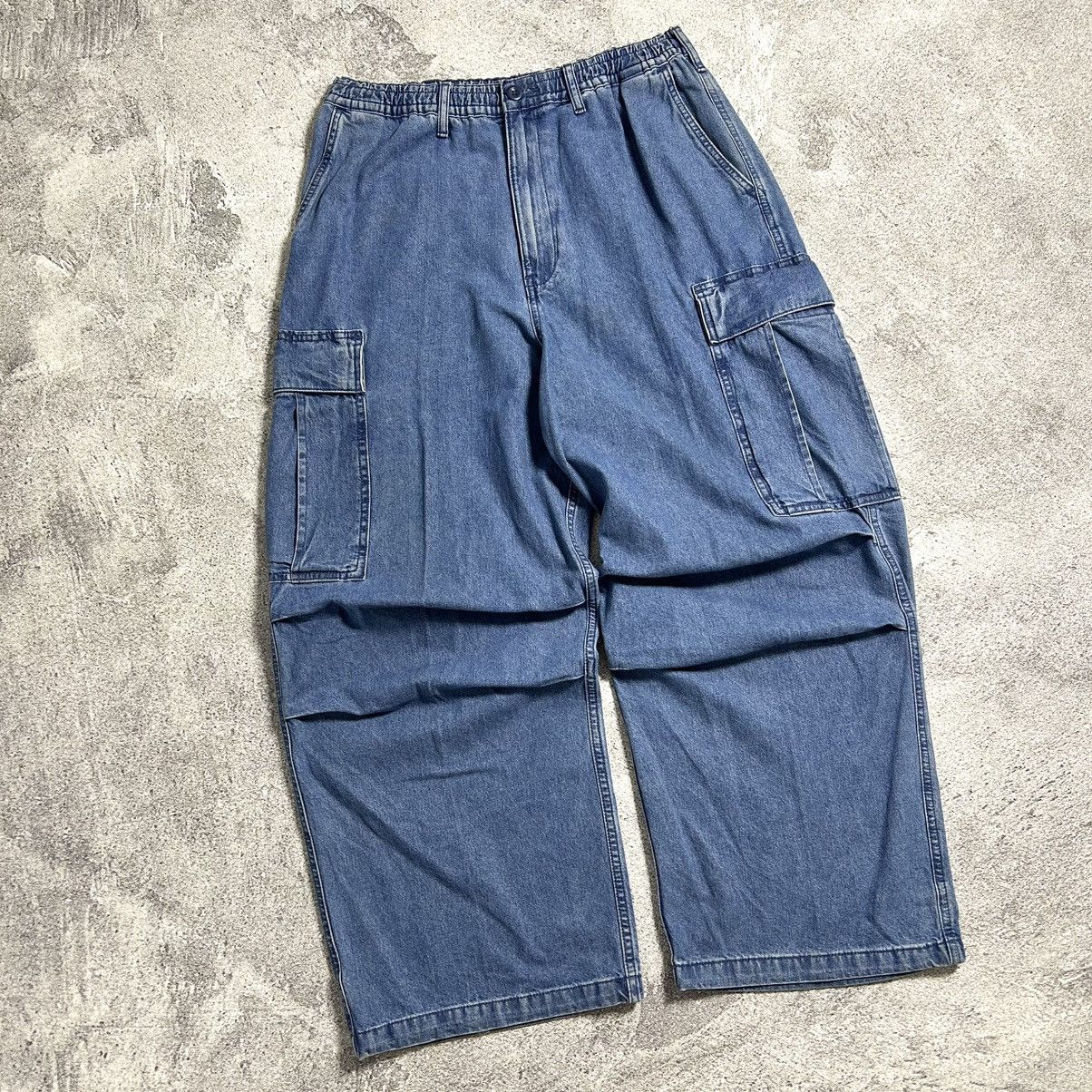 Japanese Brand Vtg y2k Superwide Cargo GU Size US 36 / EU 52 - 3 Thumbnail