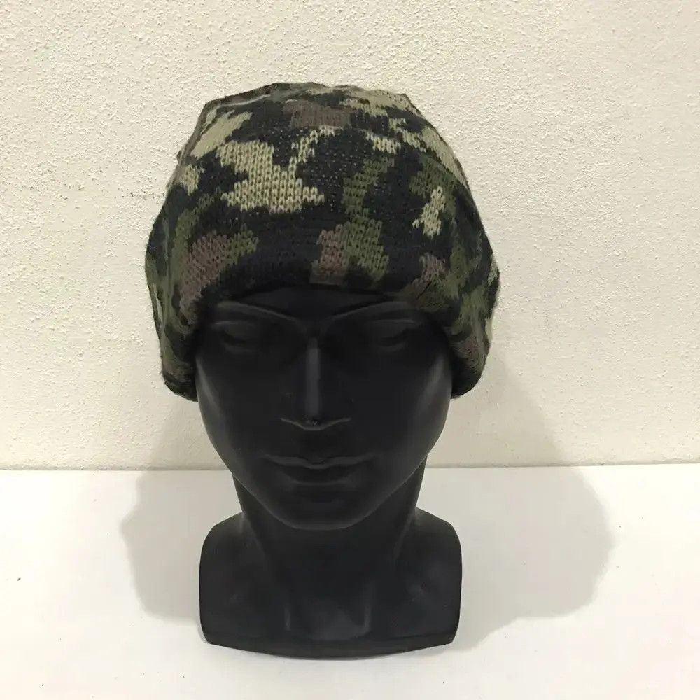 Japanese Brand × Vintage Japanese Brand Army Beanie Hat Size ONE SIZE - 3 Thumbnail