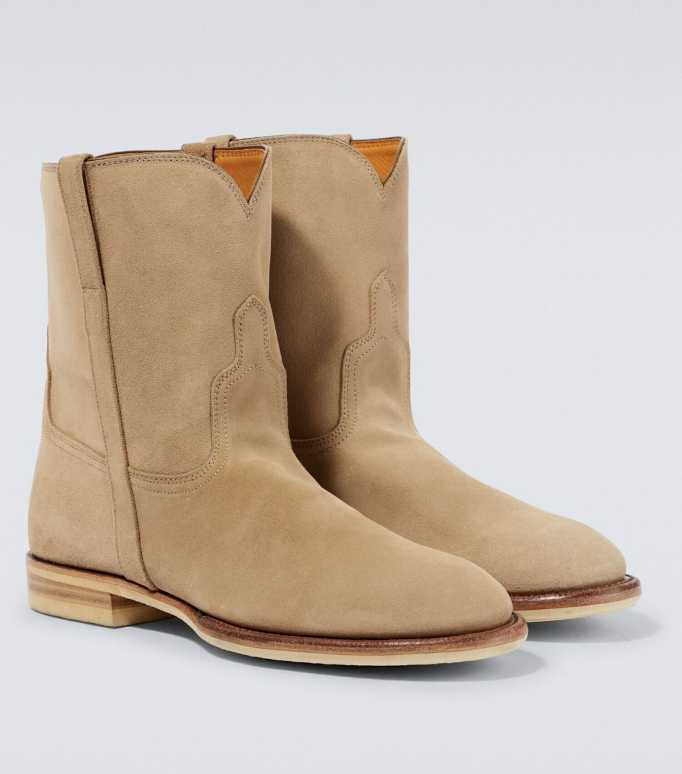 Auralee aa . BNWB . M8 . SUEDE LEATHER BOOTS . A22AS01QD . MIJ Size US 8 / EU 41 - 2 Thumbnail