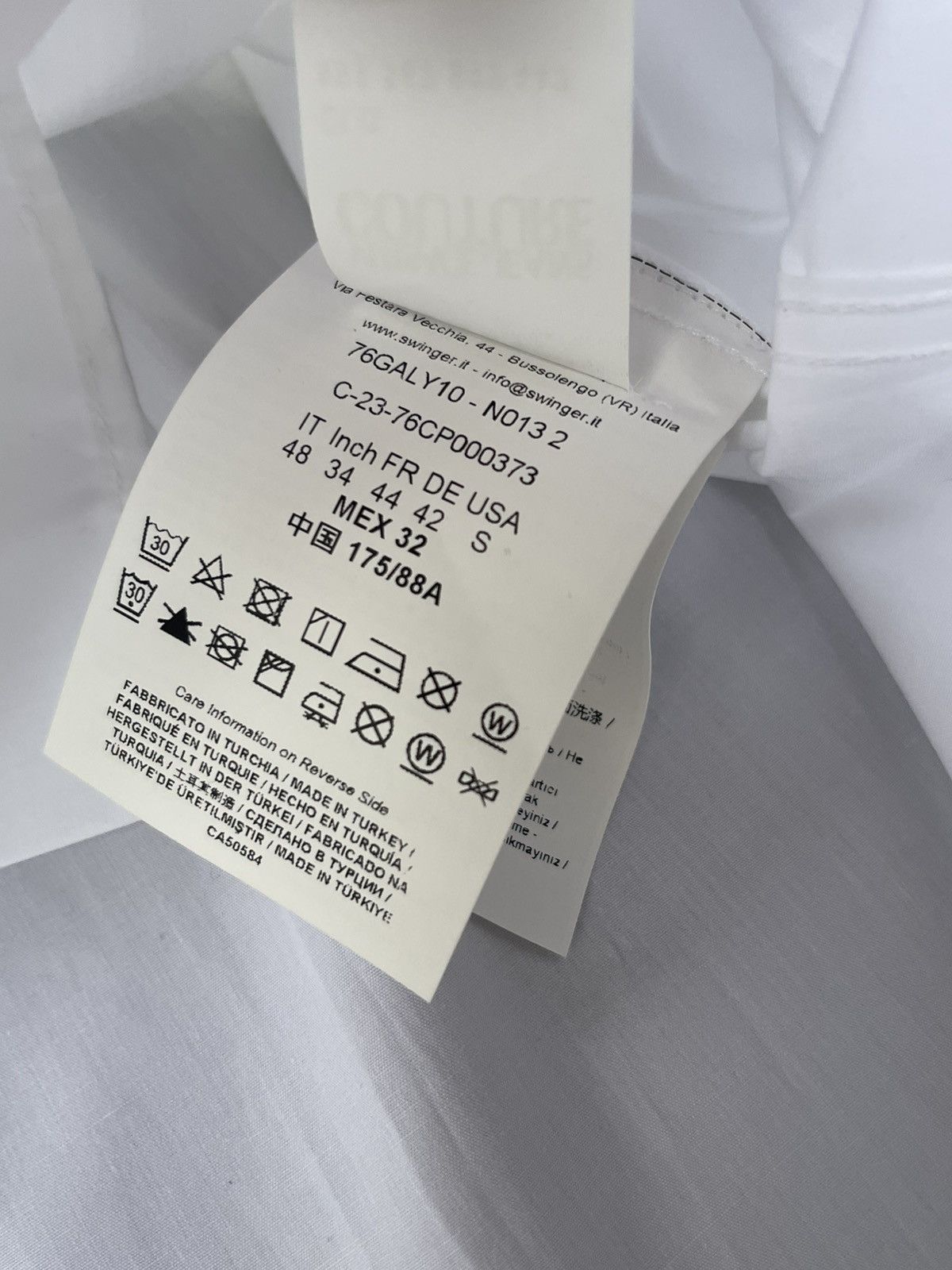 Versace !DS! SS23 Versace Logo Oversized White Shirt Size US M / EU 48-50 / 2 - 22 Thumbnail