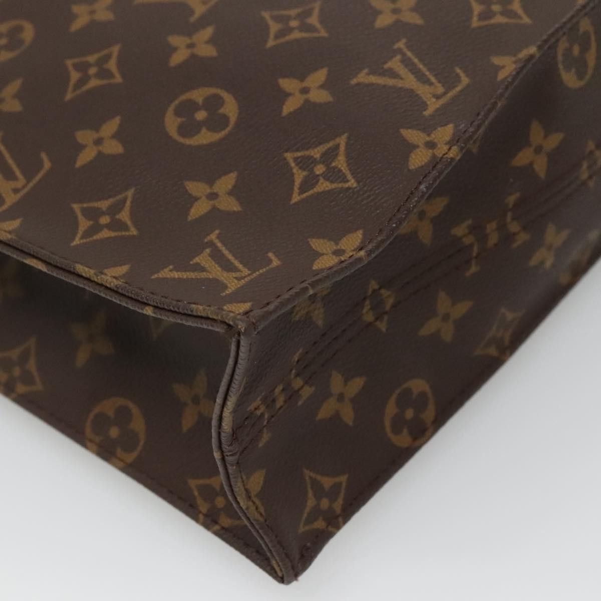 Louis Vuitton LOUIS VUITTON Monogram Sac Plat Hand Bag M51140 Size ONE SIZE - 16 Thumbnail