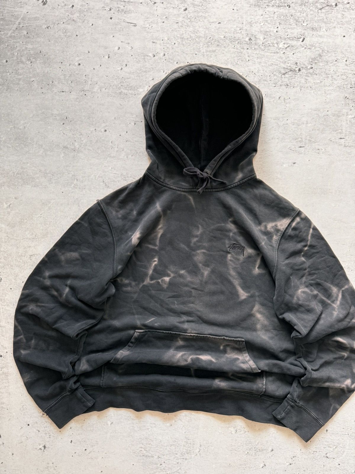Stussy × Vintage STUSSY BASIC LOGO VINTAGE OVERSIZE HOODIE Size US L / EU 52-54 / 3 - 2 Thumbnail