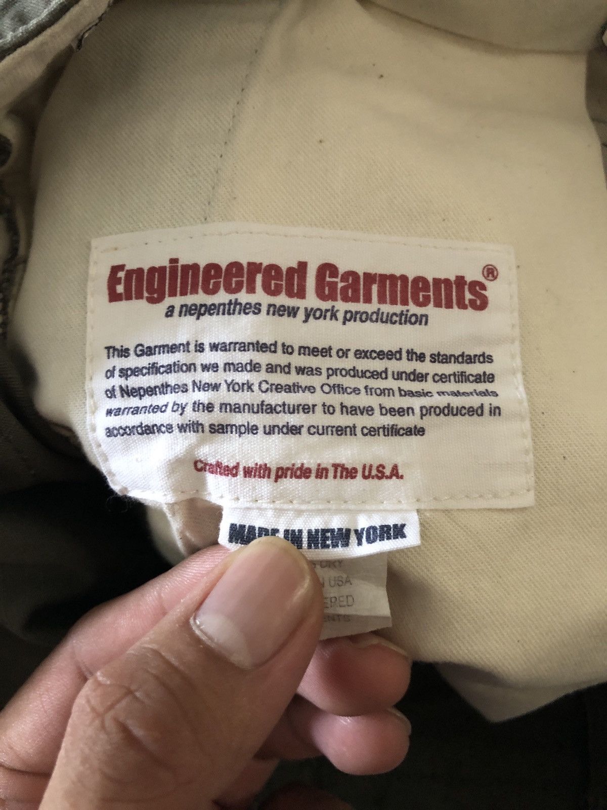 Nepenthes ENGINEERED GARMENT NEPENTHES NY RIPSTOP ARMY STYLE PANT Size US 34 / EU 50 - 8 Thumbnail