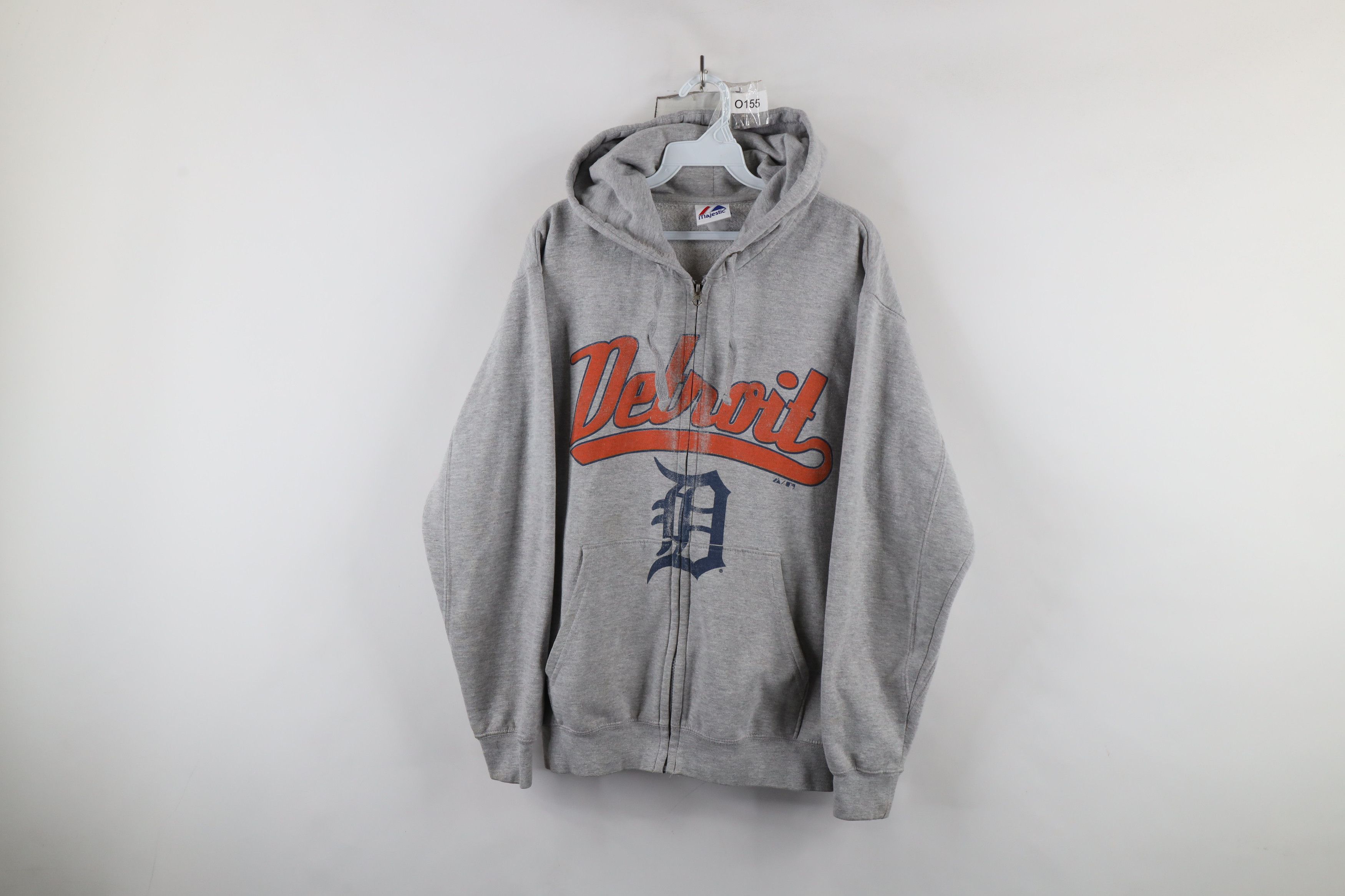 Majestic × Vintage Vintage Y2K Majestic Detroit Tigers Baseball Full Zip Hoodie Size US L / EU 52-54 / 3 - 1 Thumbnail