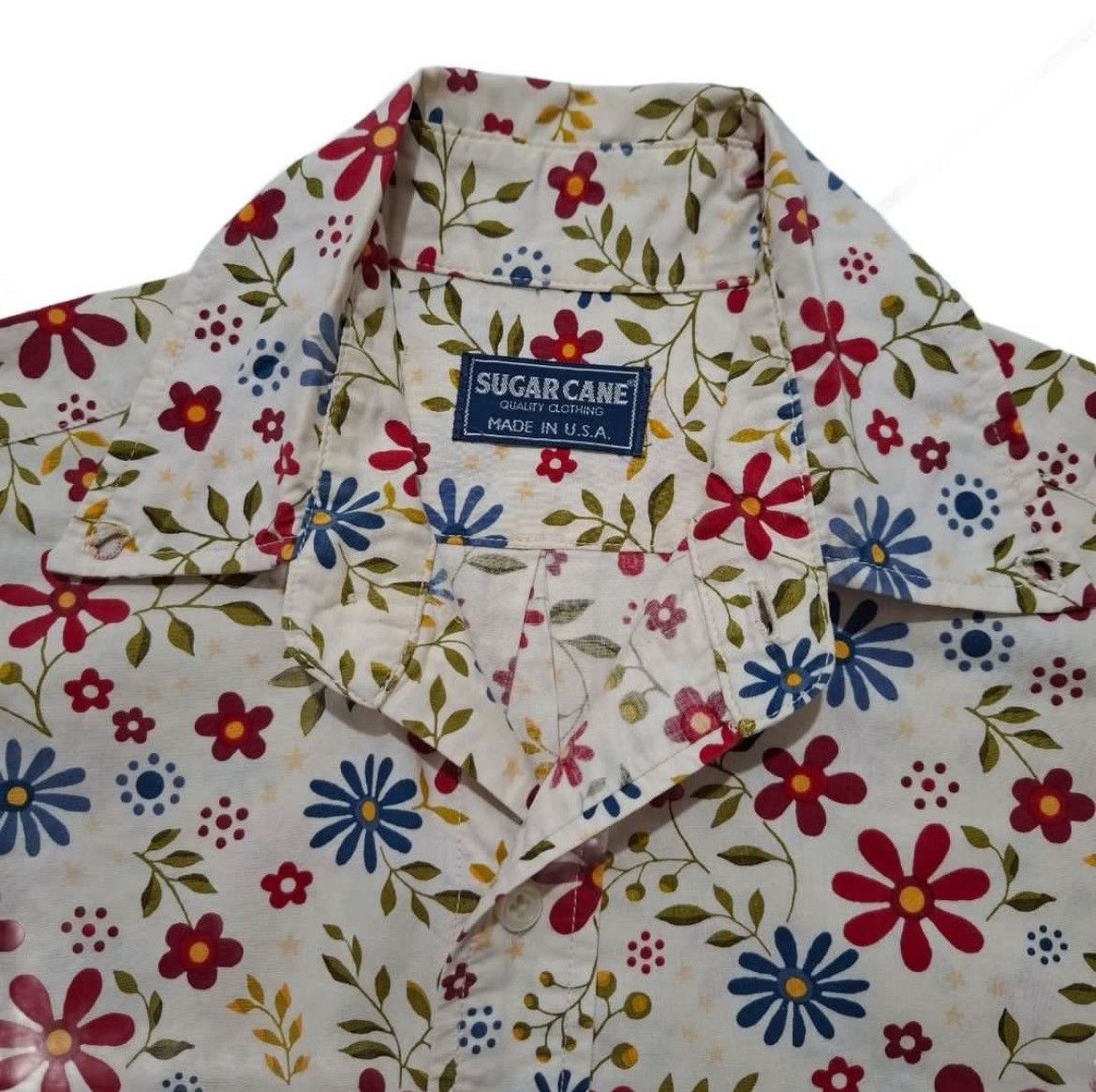 Sugar Cane Sugarcane Floral Shirt Size US S / EU 44-46 / 1 - 3 Thumbnail