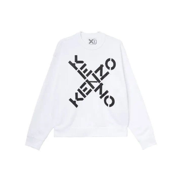 Kenzo KENZO Logo Print Casual Sweatshirt for Men -2507 Size US M / EU 48-50 / 2 - 1 Thumbnail