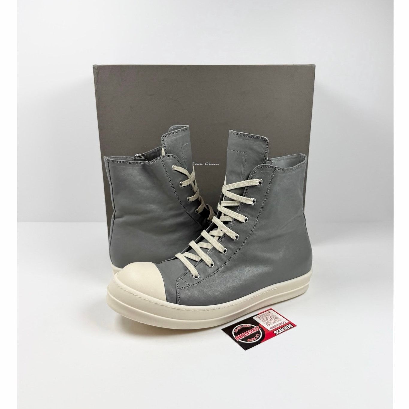 Rick Owens MAINLINE RICK OWENS Gum Sole Gray Suede RAMONES | Grailed