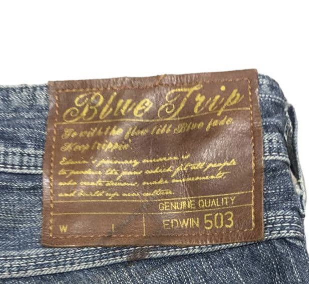 Edwin Vintage Edwin Blue Trip Carpenter Straight Leg Jeans Size US 32 / EU 48 - 8 Thumbnail