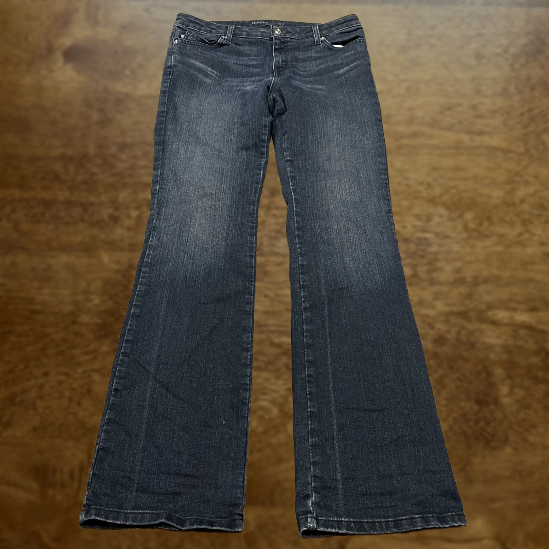 Michael Kors Michael Kors Jeans Bootcut Women’s 8 Denim Dark Wash Cotton Blend 31in Waist 32in Inseam Blue MPN A44 Size 30" / US 8 / IT 44 - 1 Thumbnail