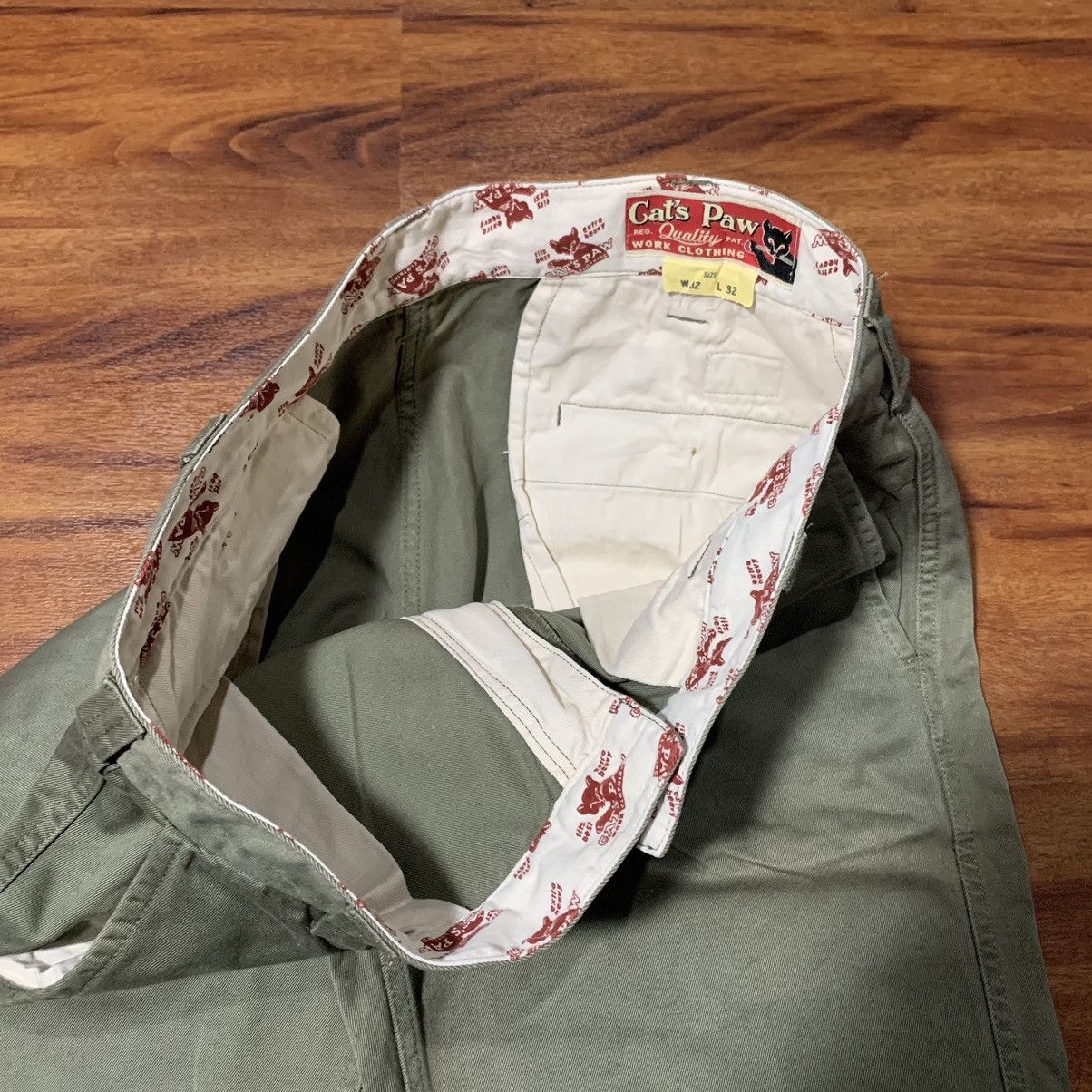 Japanese Brand × Toyo Enterprises Cat's Paw by Toyo Enterprise Olive Green Pant 🙌🏼 Size US 34 / EU 50 - 6 Thumbnail