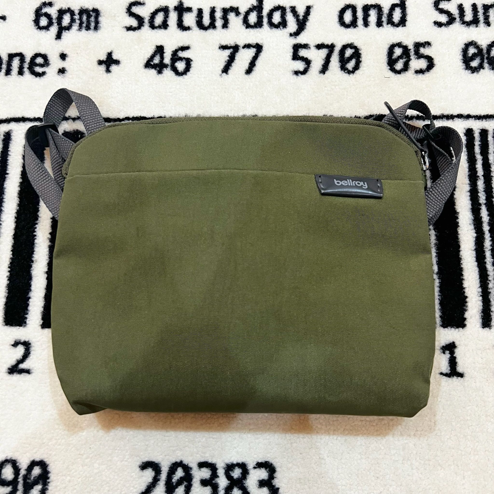 Bellroy Bellroy City Pouch Plus Crossbody Bag - Ranger Green. Size ONE SIZE - 1 Thumbnail