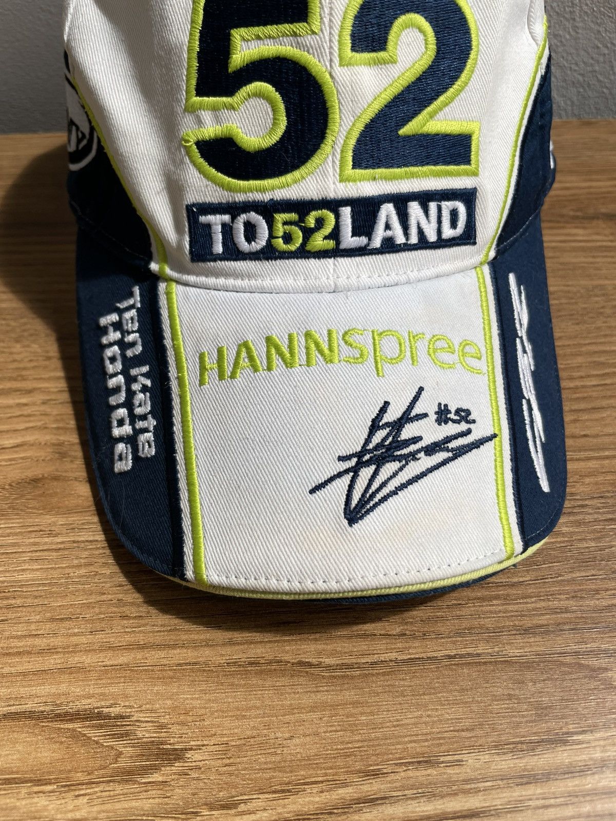 Formula 1 × Honda × Vintage Vintage Honda James Toseland Racing F1 Formula One Hat Cap Size ONE SIZE - 6 Thumbnail