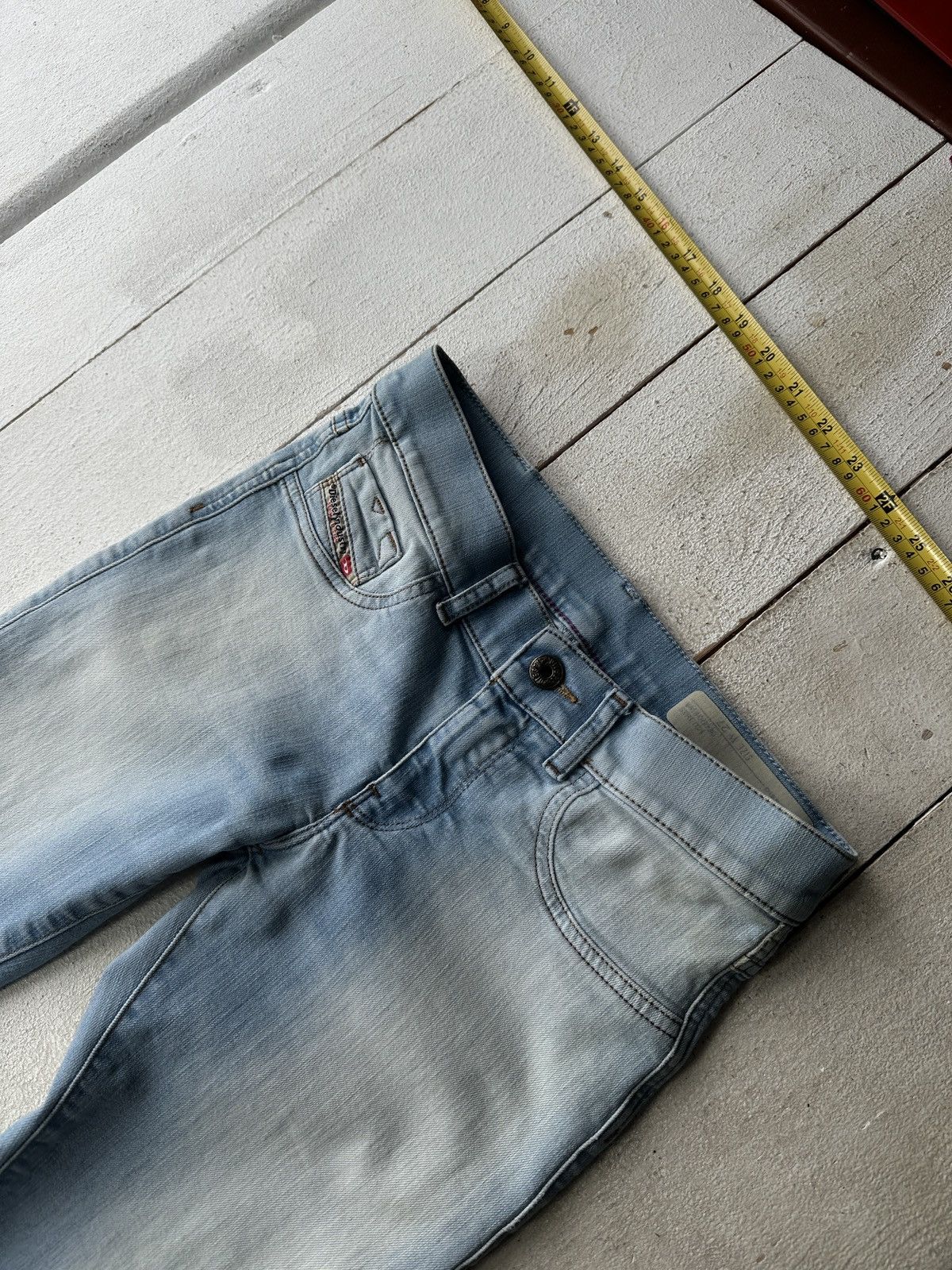 Diesel 🚨Gothic Diesel Regular Slim relax Flared Jeans Womens Size 27" / US 4 / IT 40 - 2 Thumbnail