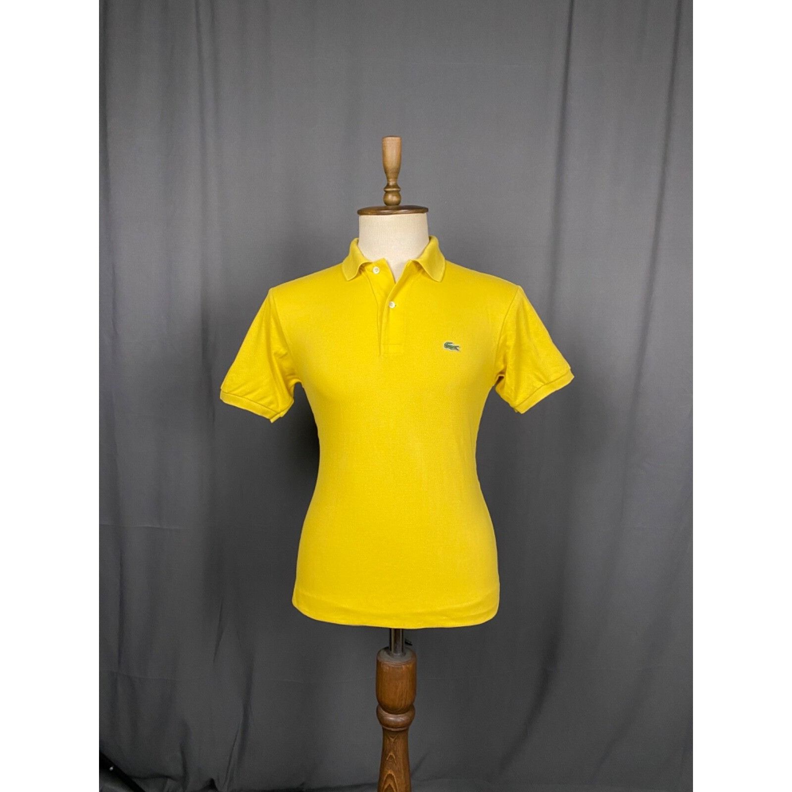 Lacoste Lacoste Small Logo Men's Yellow Polo T-Shirt Size 3 Size US L / EU 52-54 / 3 - 3 Thumbnail