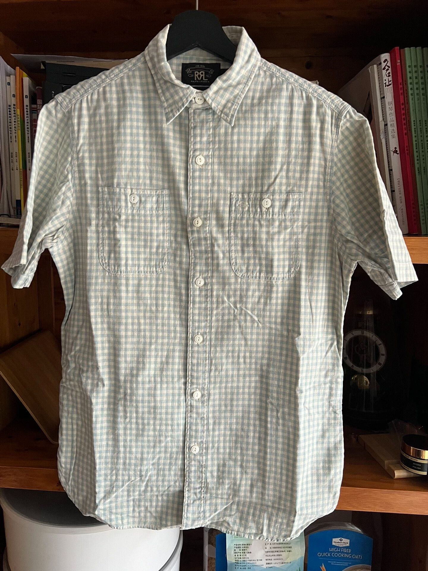 RRL Ralph Lauren RRL Double RL Checkered Short-Sleeve Shirt Size US S / EU 44-46 / 1 - 1 Thumbnail