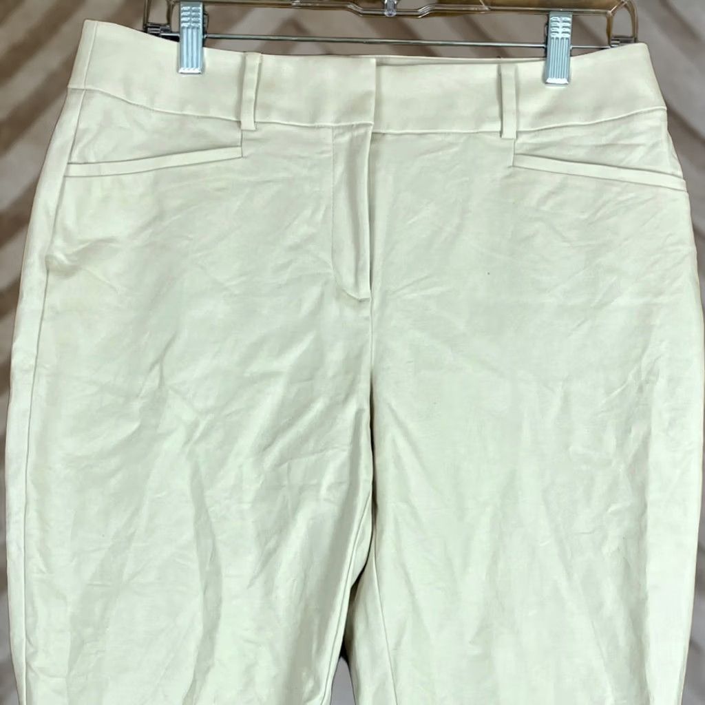 Loft LOFT Womens Pants Tan Mid Rise The Curvy Riviera Ankle Stretch 6 Size 24" / US 00 / IT 34 - 1 Thumbnail