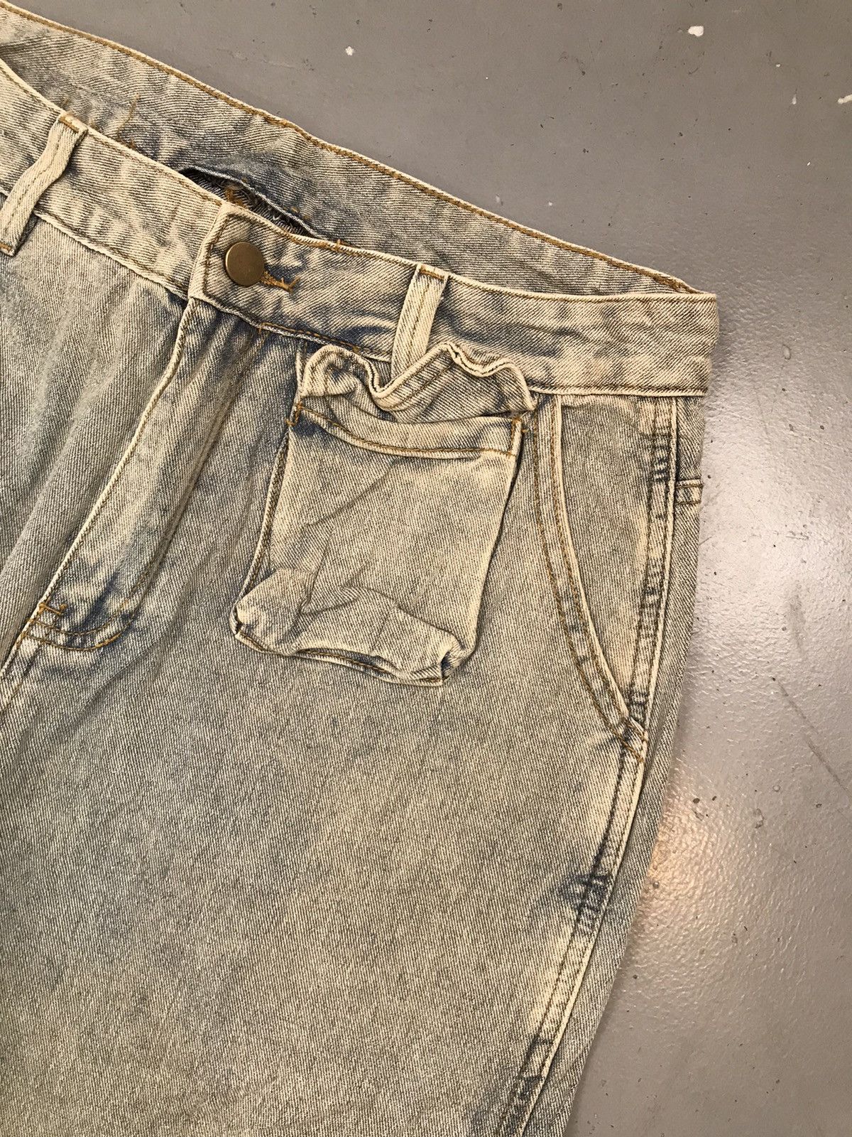 Ecko Unltd. × Vintage Vintage Ecko UNLTD baggy bleached cargodenim Size US 32 / EU 48 - 5 Thumbnail