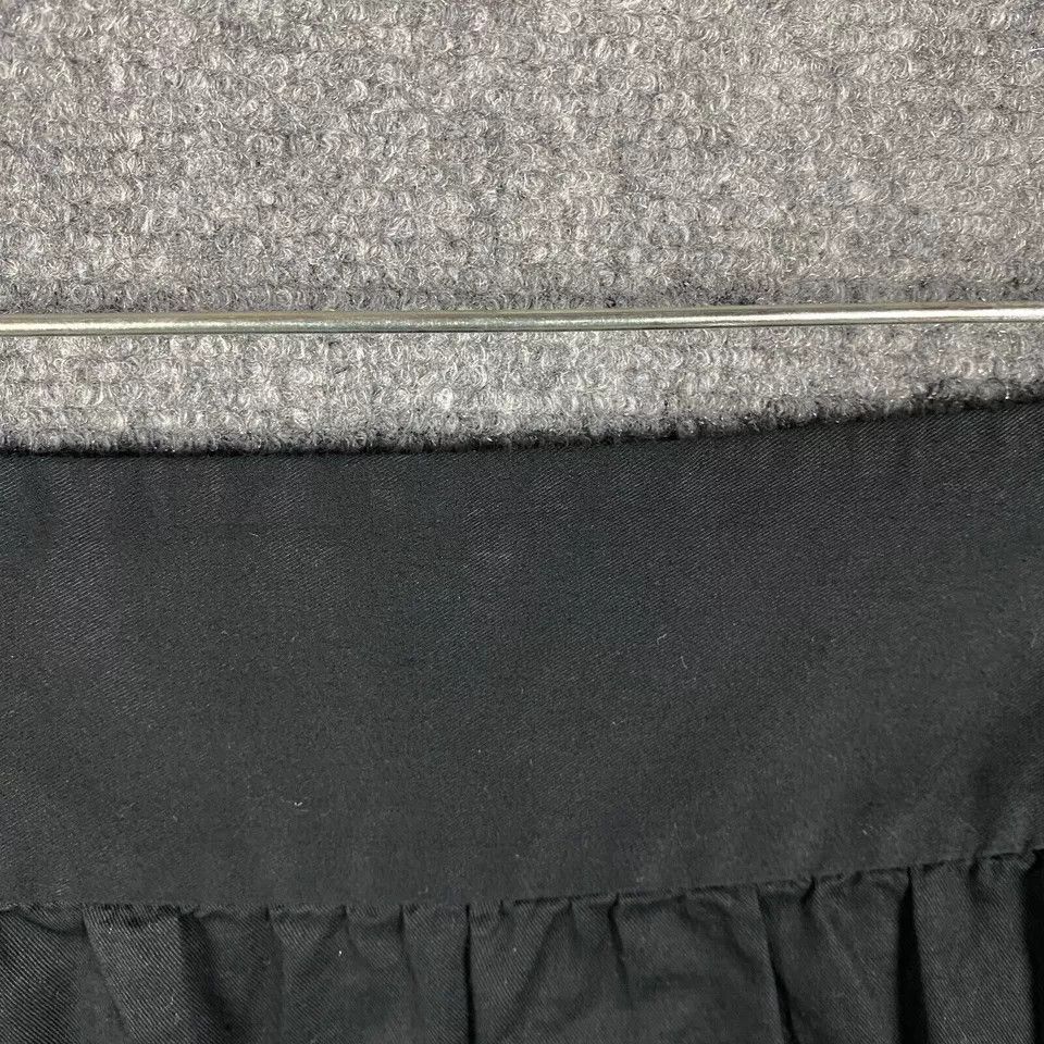 Loft Loft Skirt Women's Size 4 Black 100% Cotton Zipper Mini Size 27" / US 4 / IT 40 - 4 Thumbnail