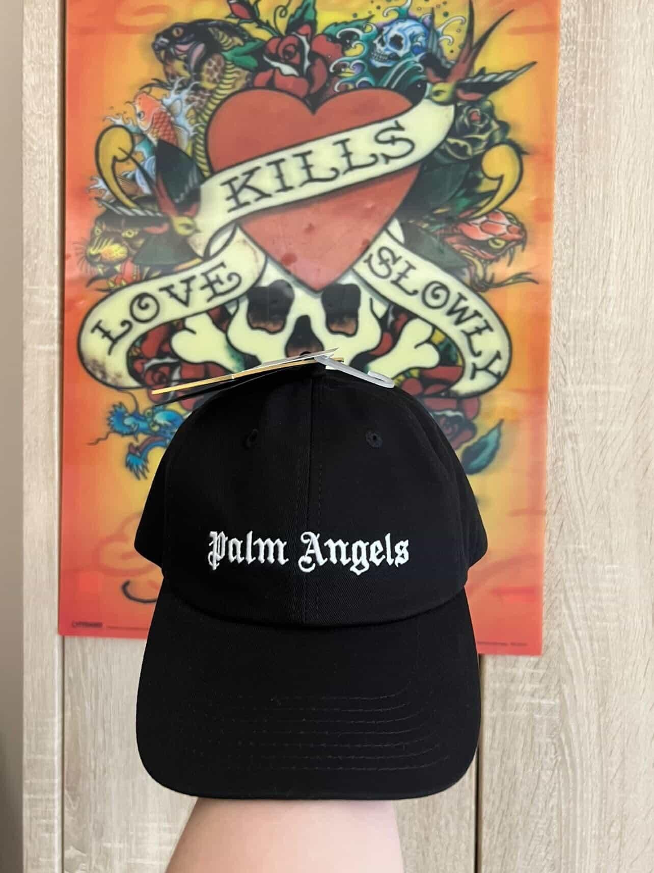 Palm Angels Palm Angels Classics Logo SnapBack Cap Black 💥🔥 Size ONE SIZE - 16 Thumbnail