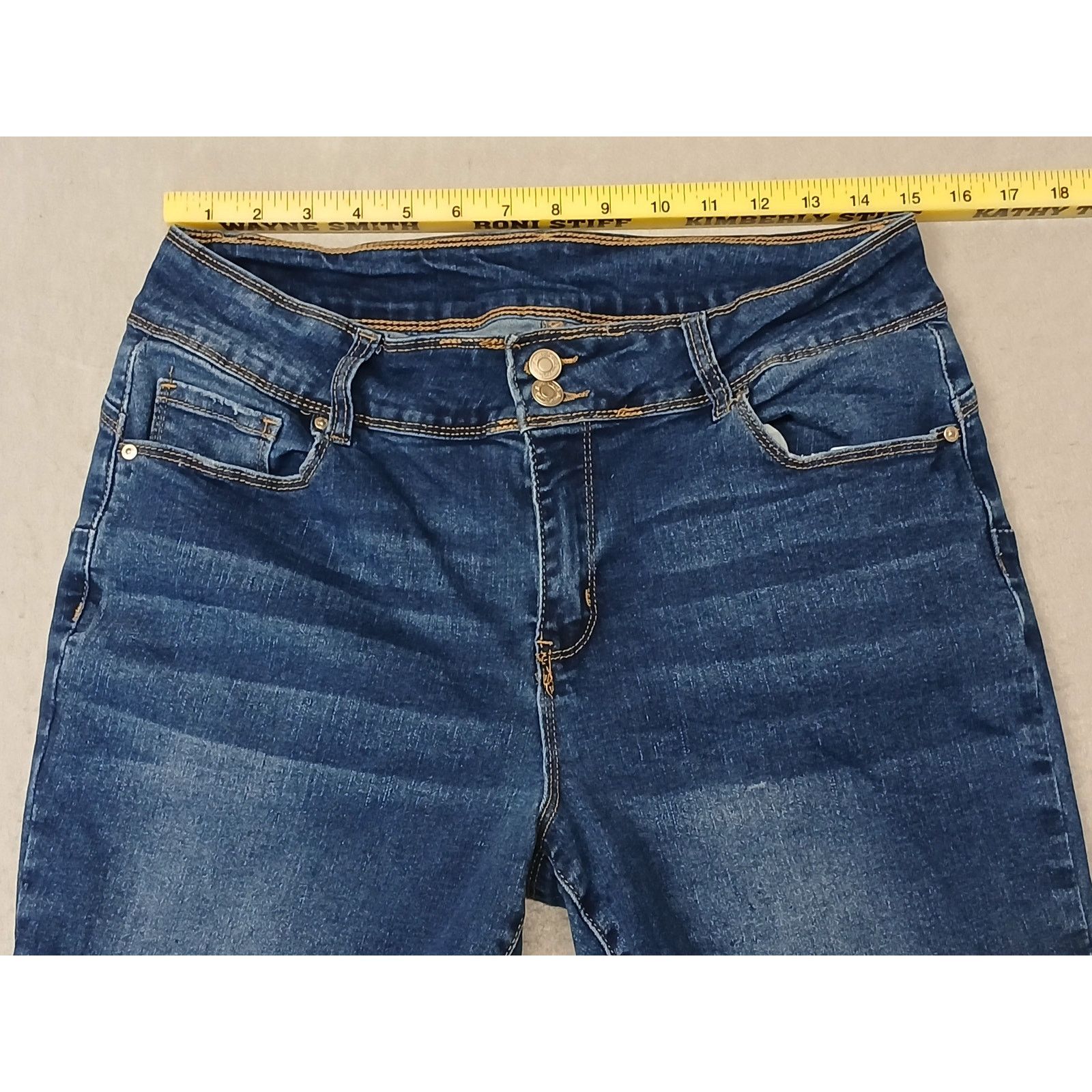 Other Honey & Bristle (16W) Womens Skinny Stretch Blue Denim Jeans Size 30" / US 8 / IT 44 - 3 Thumbnail