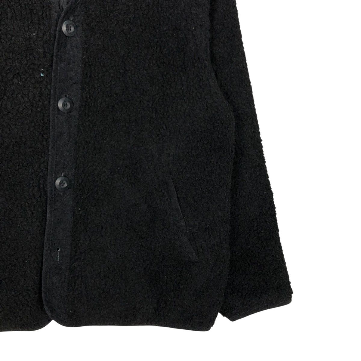 Japanese Brand 🔥RICH BLACK CROPPED QUILTED JACKET FLEECE BEAMS ISSEY MIYAKE Size US M / EU 48-50 / 2 - 7 Thumbnail