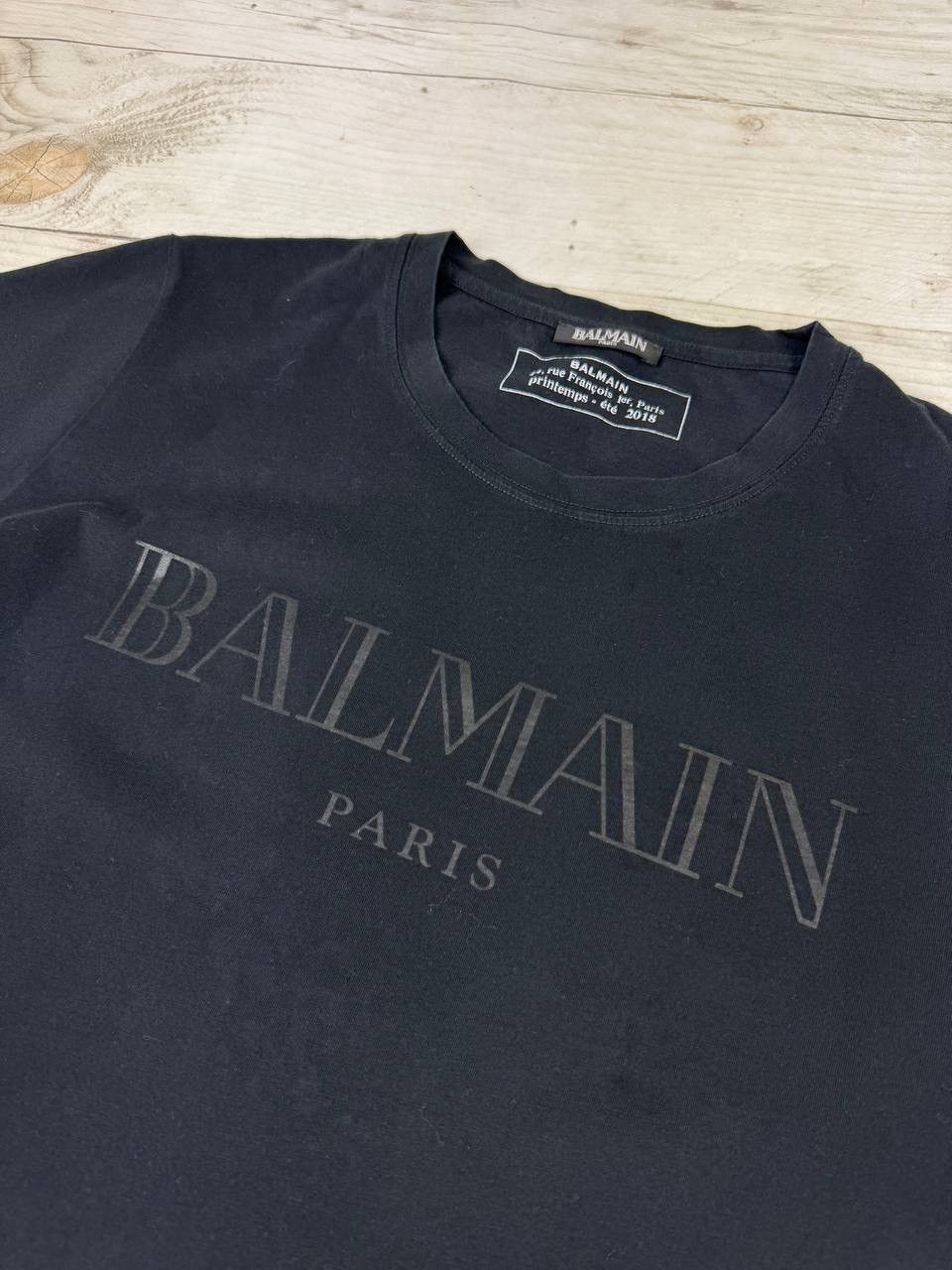 Balmain Balmaine Paris Big Logo T Shirt Size US L / EU 52-54 / 3 - 4 Thumbnail