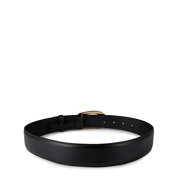 Gucci G-Buckle Thin Leather Belt Mens Size 28 - 4 Thumbnail