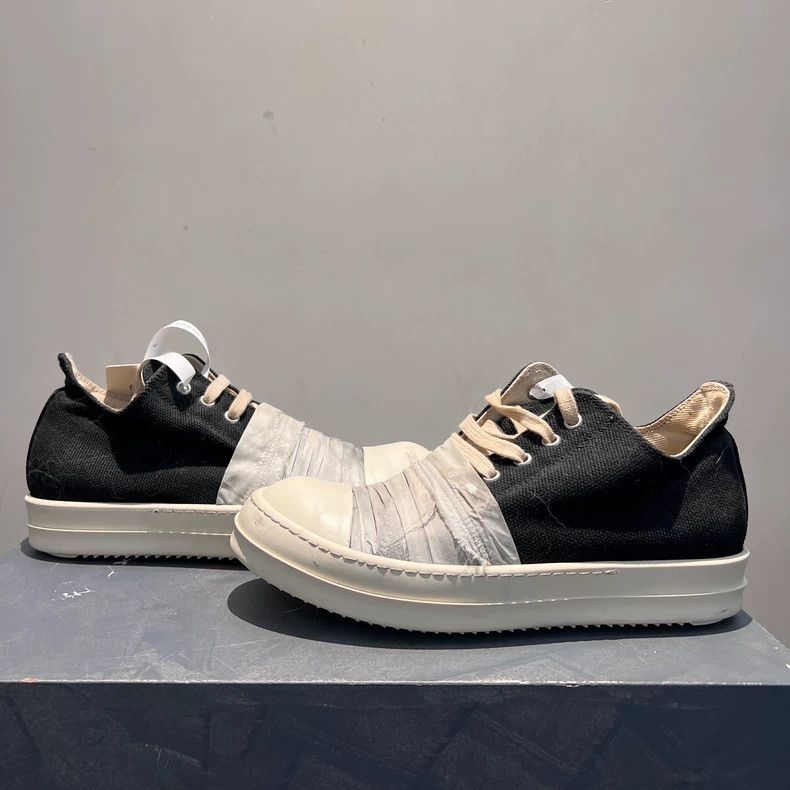 Rick Owens Rick Owens Double line low-cut silk lacing large Converse b Size US 6.5 / IT 36.5 - 3 Thumbnail