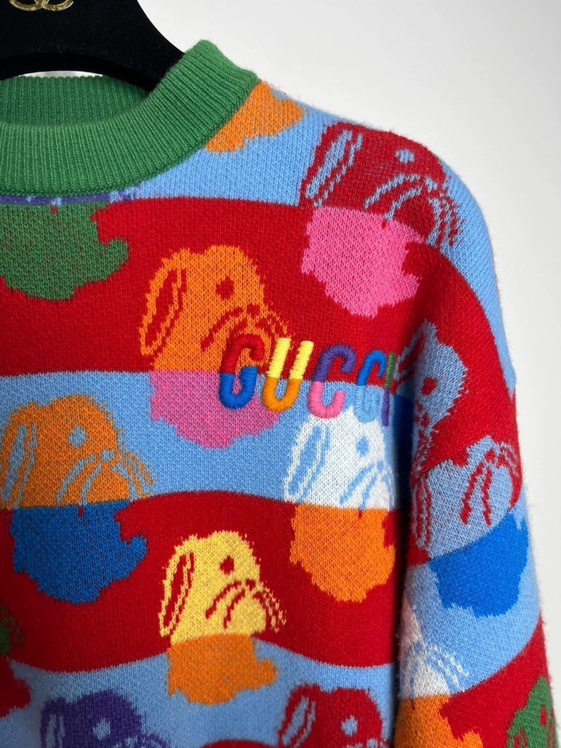 Gucci Gucci 2023 Spring and Summer Rabbit Year Limited Jacquard K Size US XS / EU 42 / 0 - 3 Thumbnail