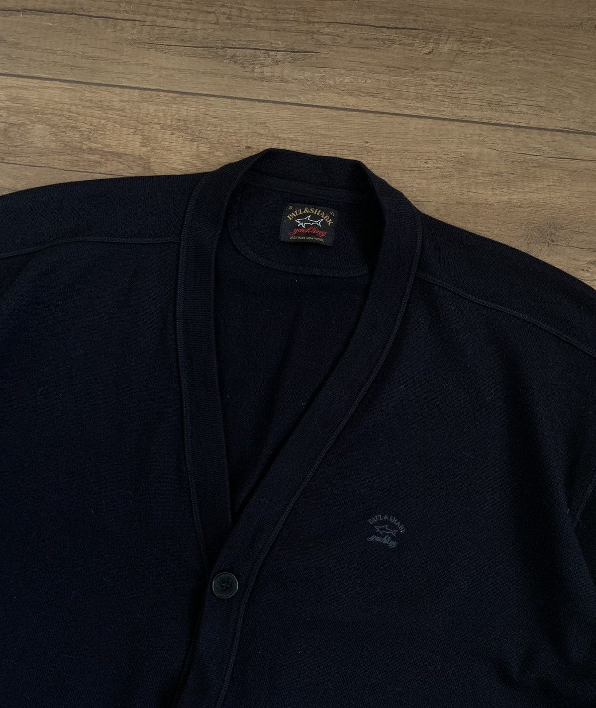 Paul & Shark Vintage Paul & Shark Wool Pullover Cardigan Size US XL / EU 56 / 4 - 5 Thumbnail