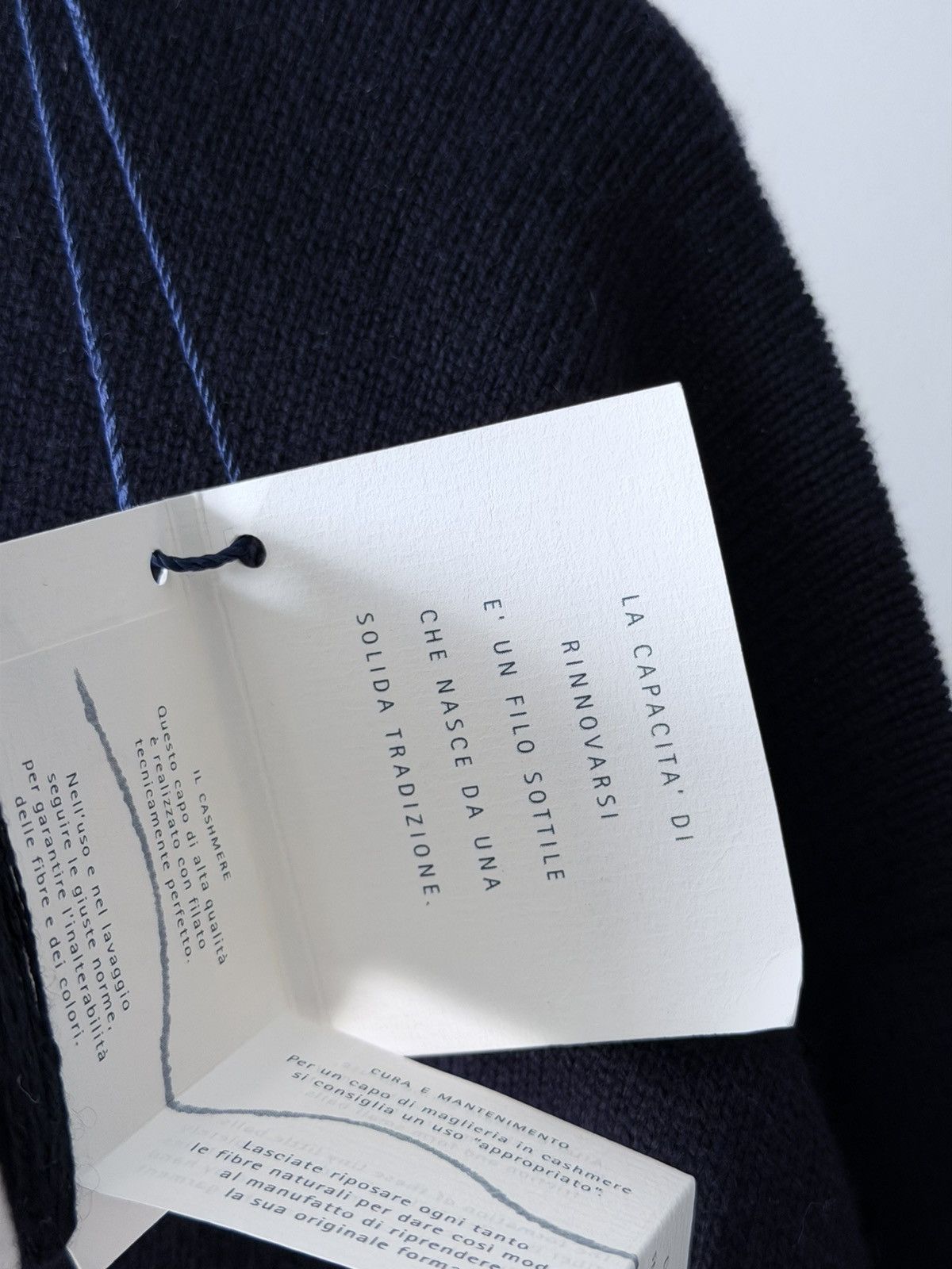 Fedeli NWT Fedeli Navy Blue Cashmere Turtleneck Sweater Size US XXL / EU 58 / 5 - 14 Thumbnail