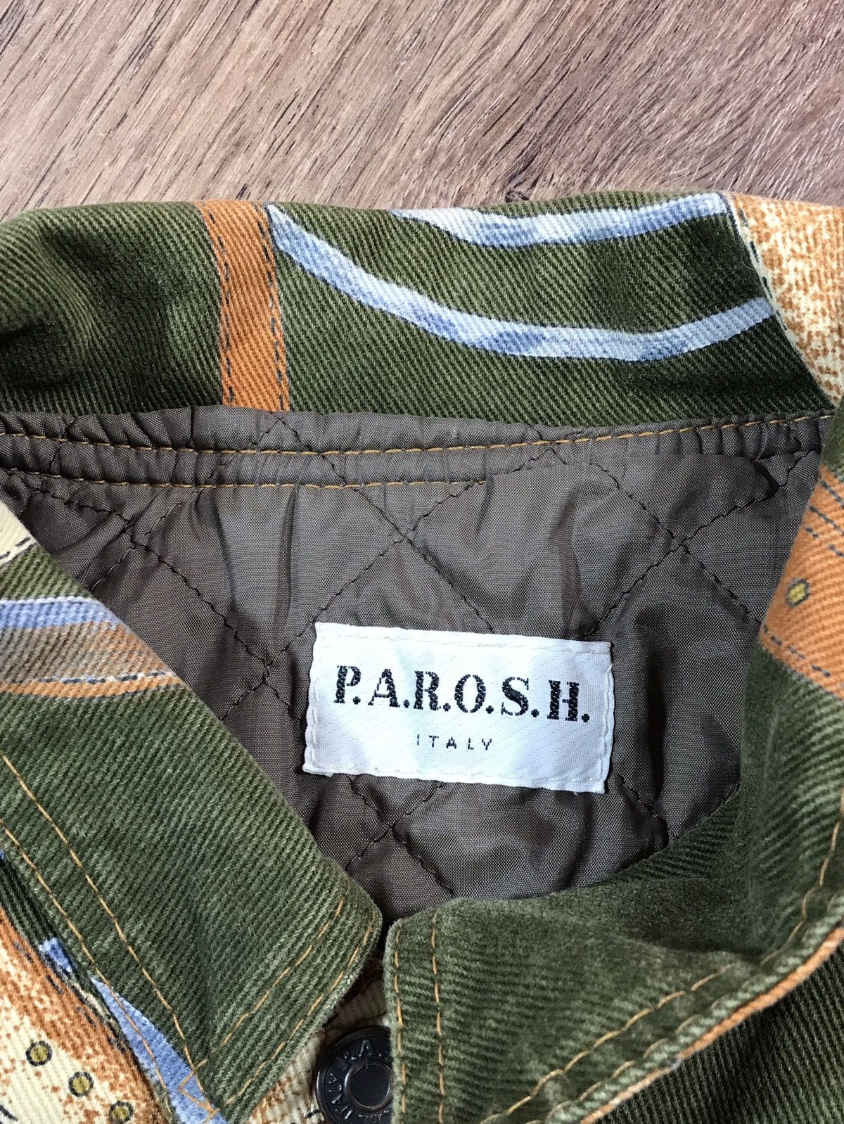 Vintage P.A.R.O.S.H. Vintage Rare Denim Jacket Made In Italy Size L / US 10 / IT 46 - 4 Thumbnail