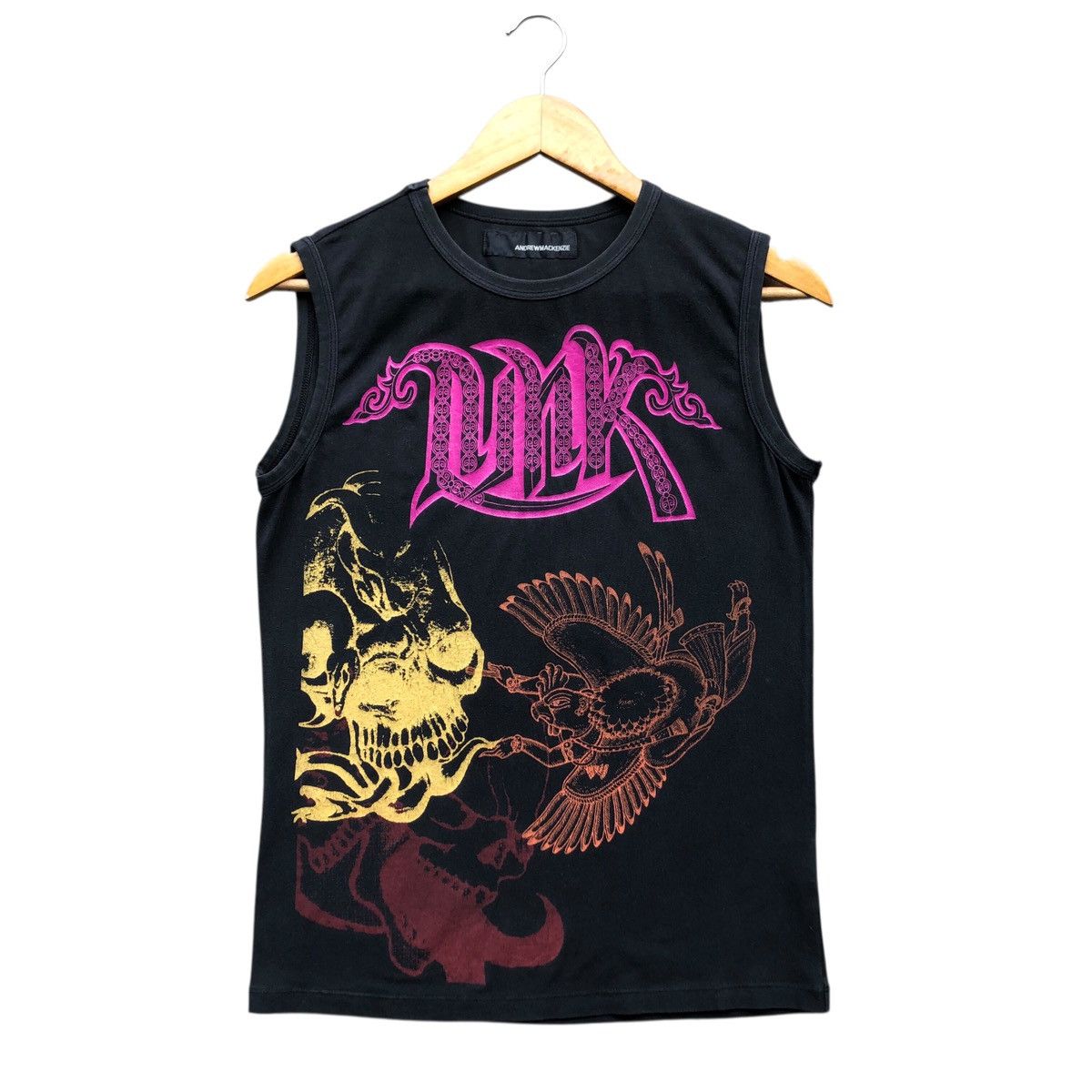 Andrew Mackenzie 2000s ANDREW MACKENZIE skull punk tanktop Size US M / EU 48-50 / 2 - 1 Thumbnail