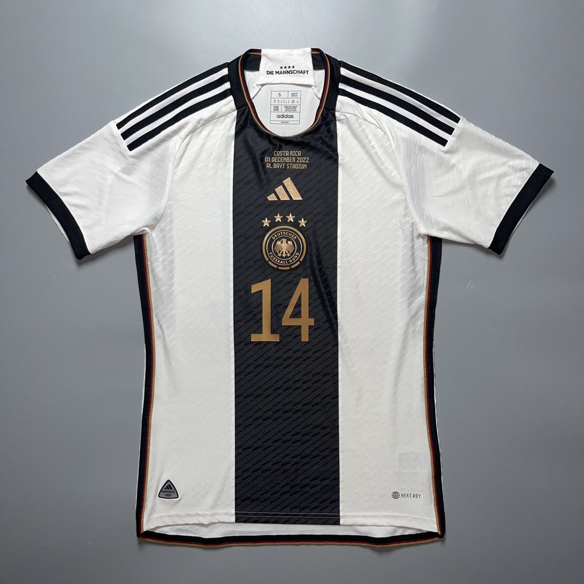 Adidas GERMANY ADIDAS 2022 WORLD CUP SOCCER HOME JERSEY #14 MUSIALA Size US S / EU 44-46 / 1 - 2 Thumbnail