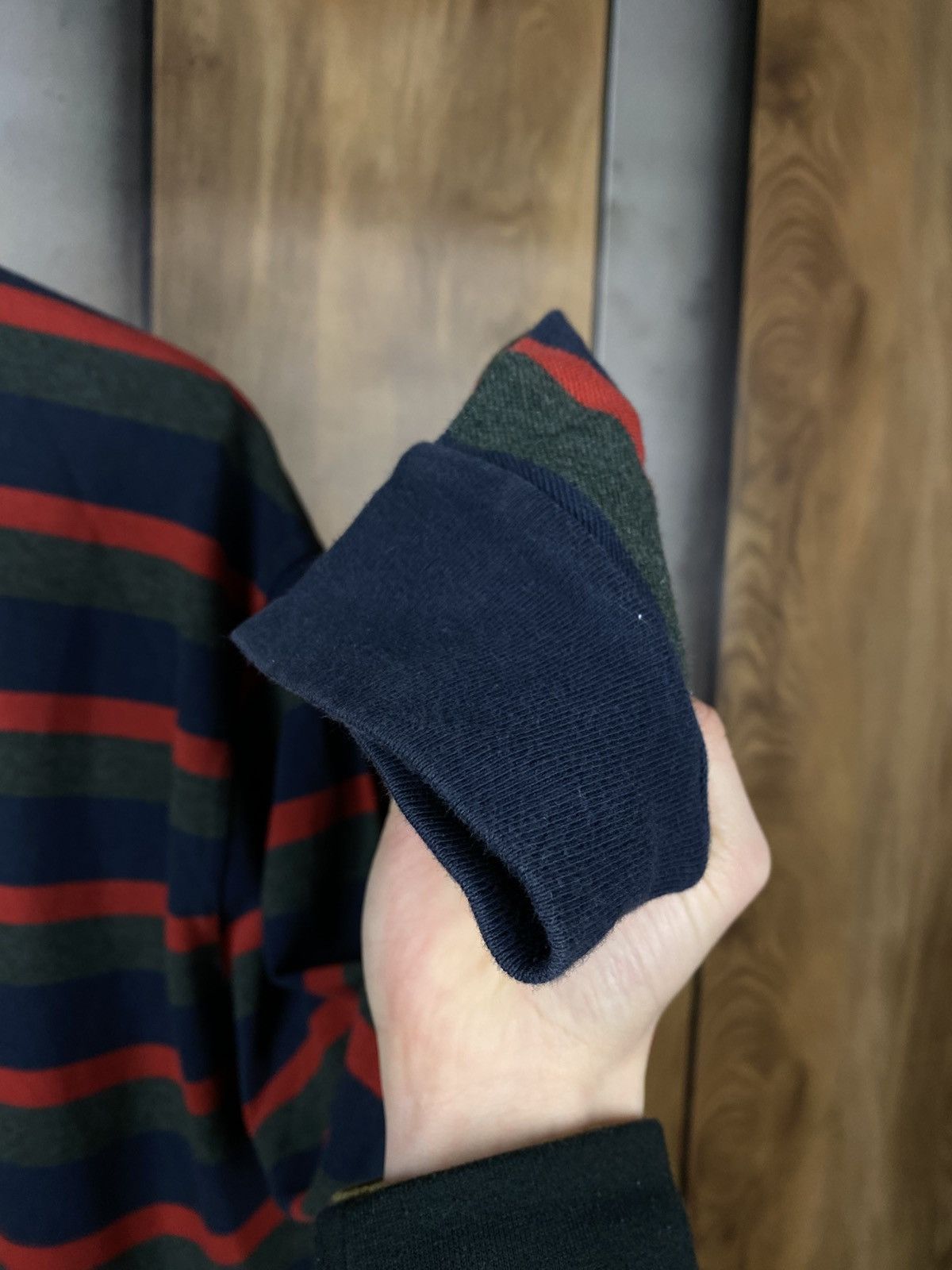 Polo Ralph Lauren 🎠Vintage 90s Polo Swetshirt Polo Ralph Lauren Striped Pony🎠 Size US XL / EU 56 / 4 - 9 Thumbnail