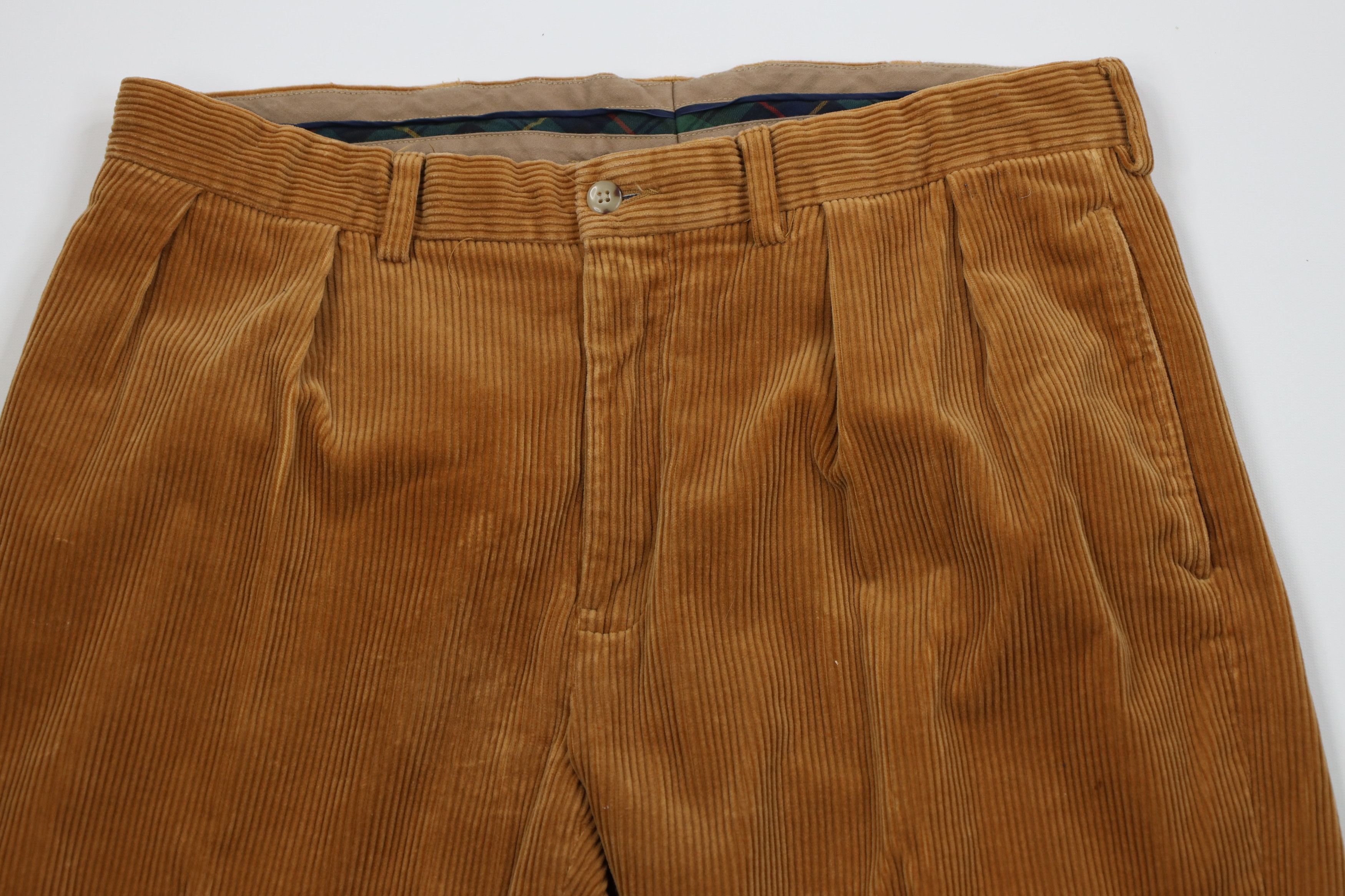 Ralph Lauren Vintage 90s Ralph Lauren Heavy Wide Leg Corduroy Pants Size US 34 / EU 50 - 2 Thumbnail