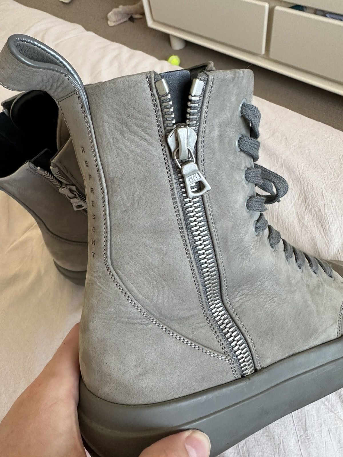 Represent Clo. Alpha High - Wolf Grey Size US 10 / EU 43 - 5 Thumbnail