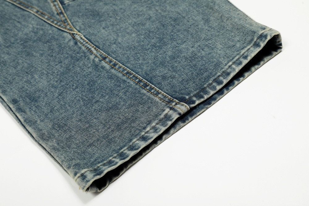 Jean American men's star embroidered scimitar lace-up jeans Size US 32 / EU 48 - 6 Thumbnail