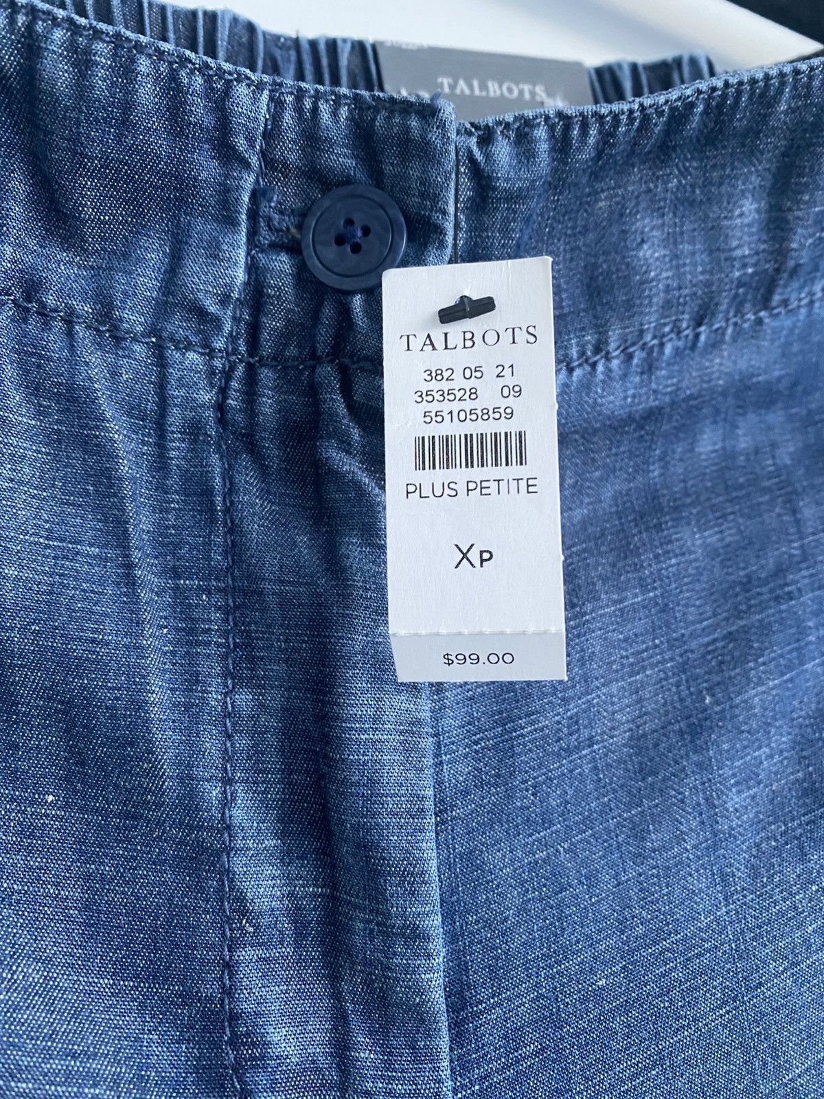 Talbots NWT Talbots Jogger Pants Women Xp Elastic band Linen Blend Size 27" / US 4 / IT 40 - 5 Thumbnail