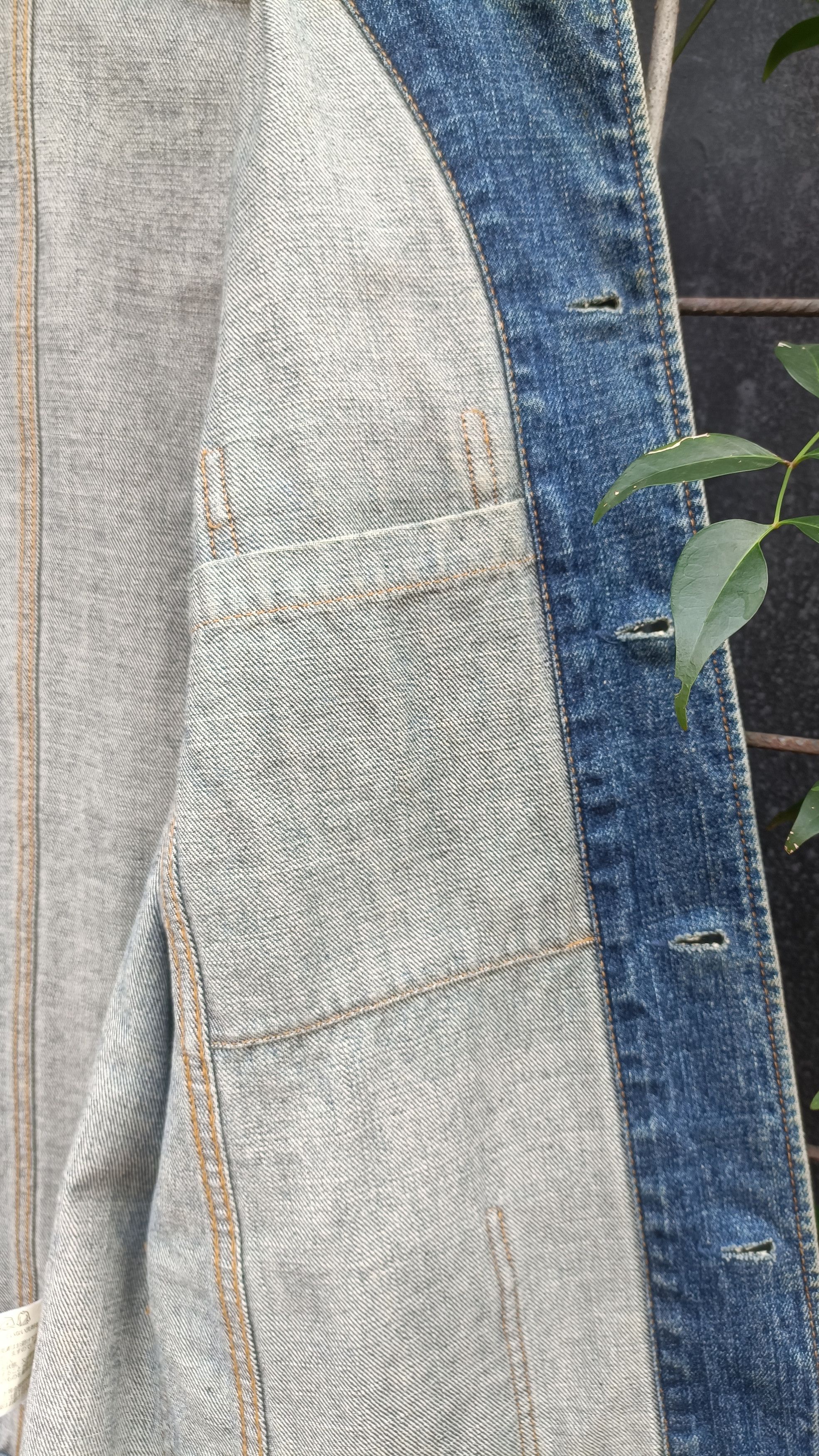 Uniqlo × Vintage Vtg uniqlo disstresed chore Coat denim jacket Size US M / EU 48-50 / 2 - 6 Thumbnail