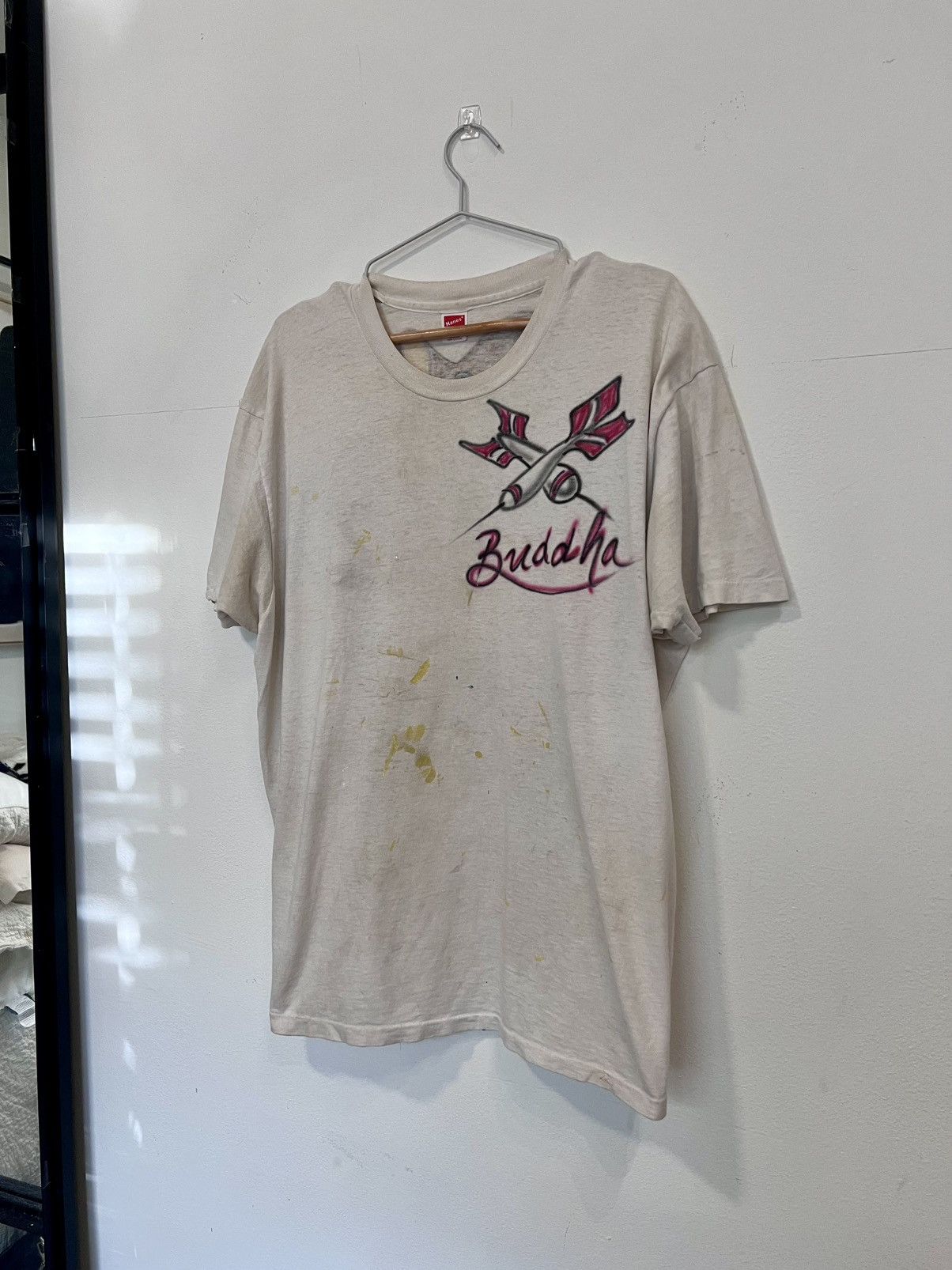 Hanes Vintage 90s Looney Tunes Buddha Airbrush Tee – Single Stitch Size US XL / EU 56 / 4 - 2 Thumbnail