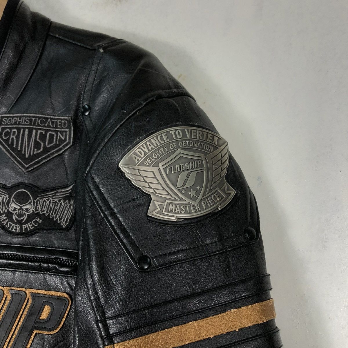 Japanese Brand 🔥Vintage Racing Biker Jacket Flagship Japan Made Big Logo Size US M / EU 48-50 / 2 - 20 Thumbnail