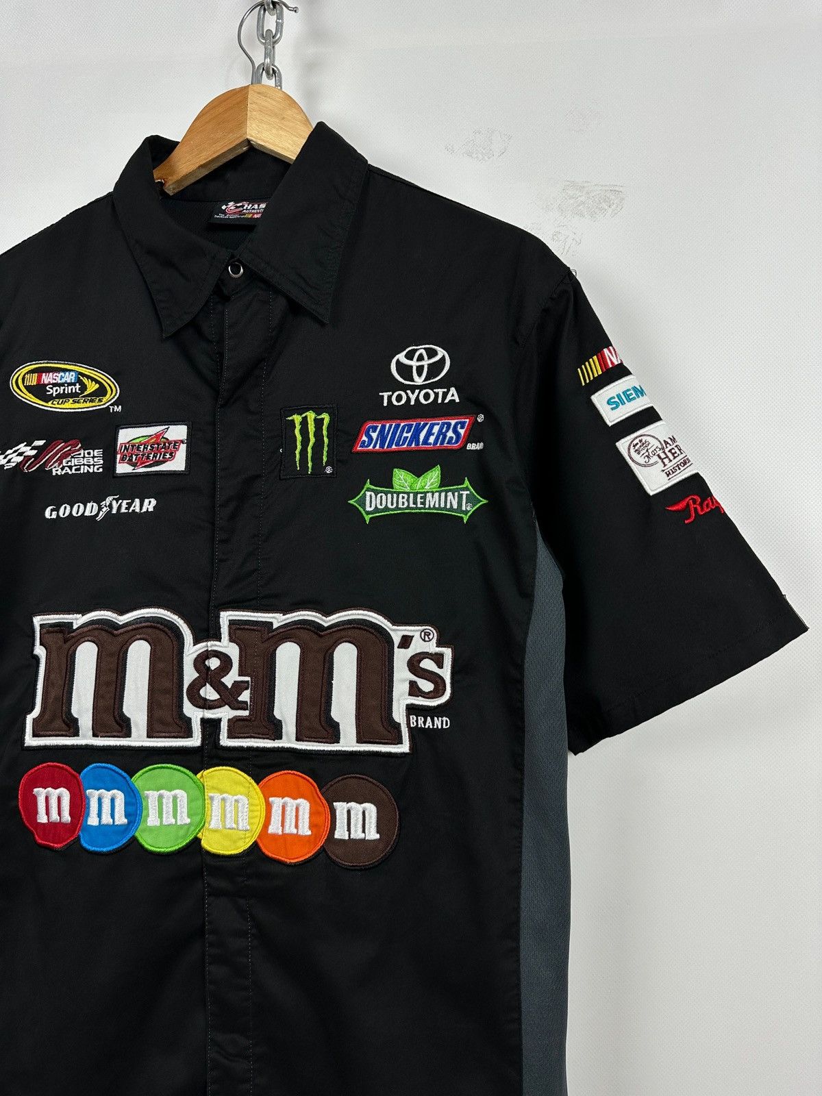 Formula 1 Vintage Kyle Busch NASCAR M&m's Racing Shorts Sleeve Shirt Size US M / EU 48-50 / 2 - 5 Thumbnail