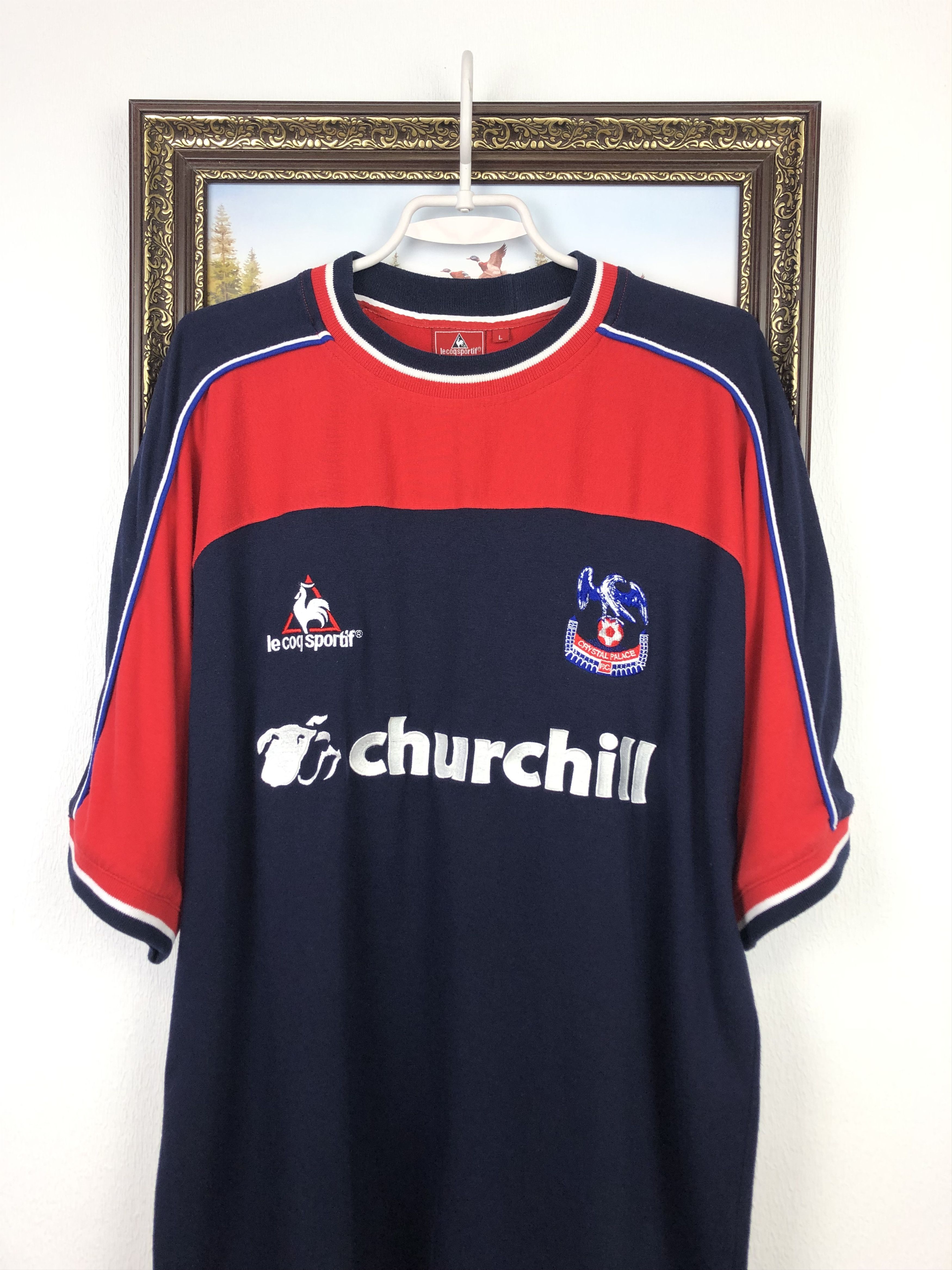 Vintage Vintage Crystal Palace Football Shirt Train Soccer Jersey Size US L / EU 52-54 / 3 - 2 Thumbnail
